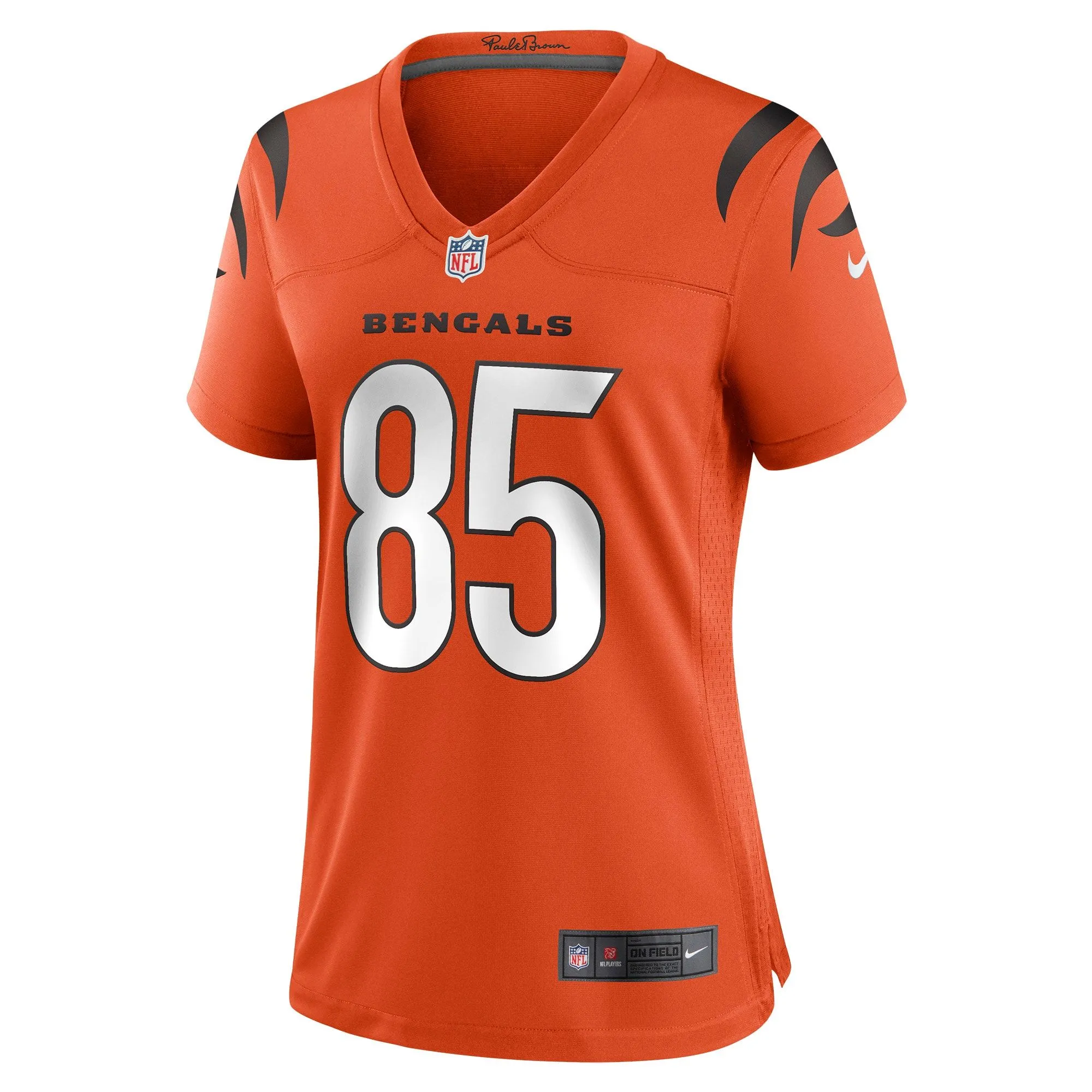 Chad Johnson Cincinnati Bengals  Women's Retired Game Jersey - Orange