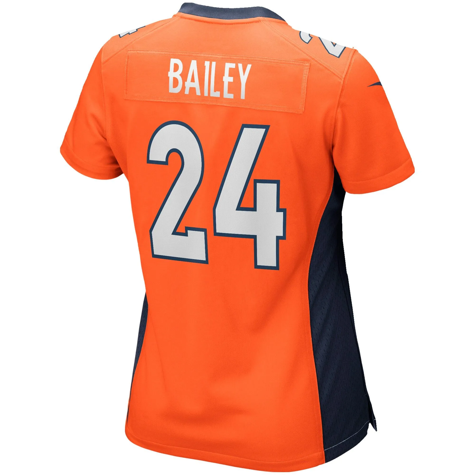 Champ Bailey Denver Broncos  Women's Game Retired Player Jersey - Orange