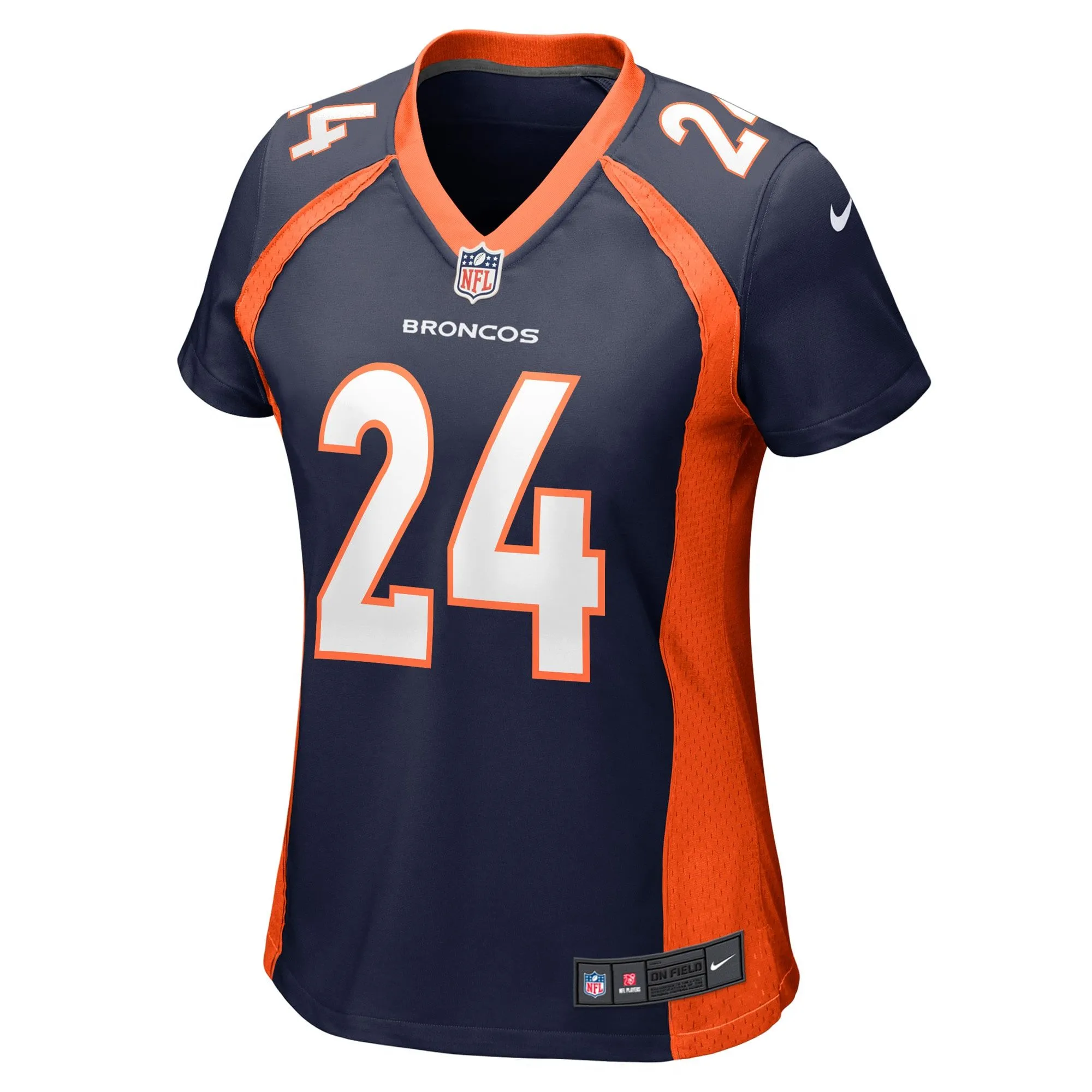 Champ Bailey Denver Broncos  Women's Retired Player Jersey - Navy