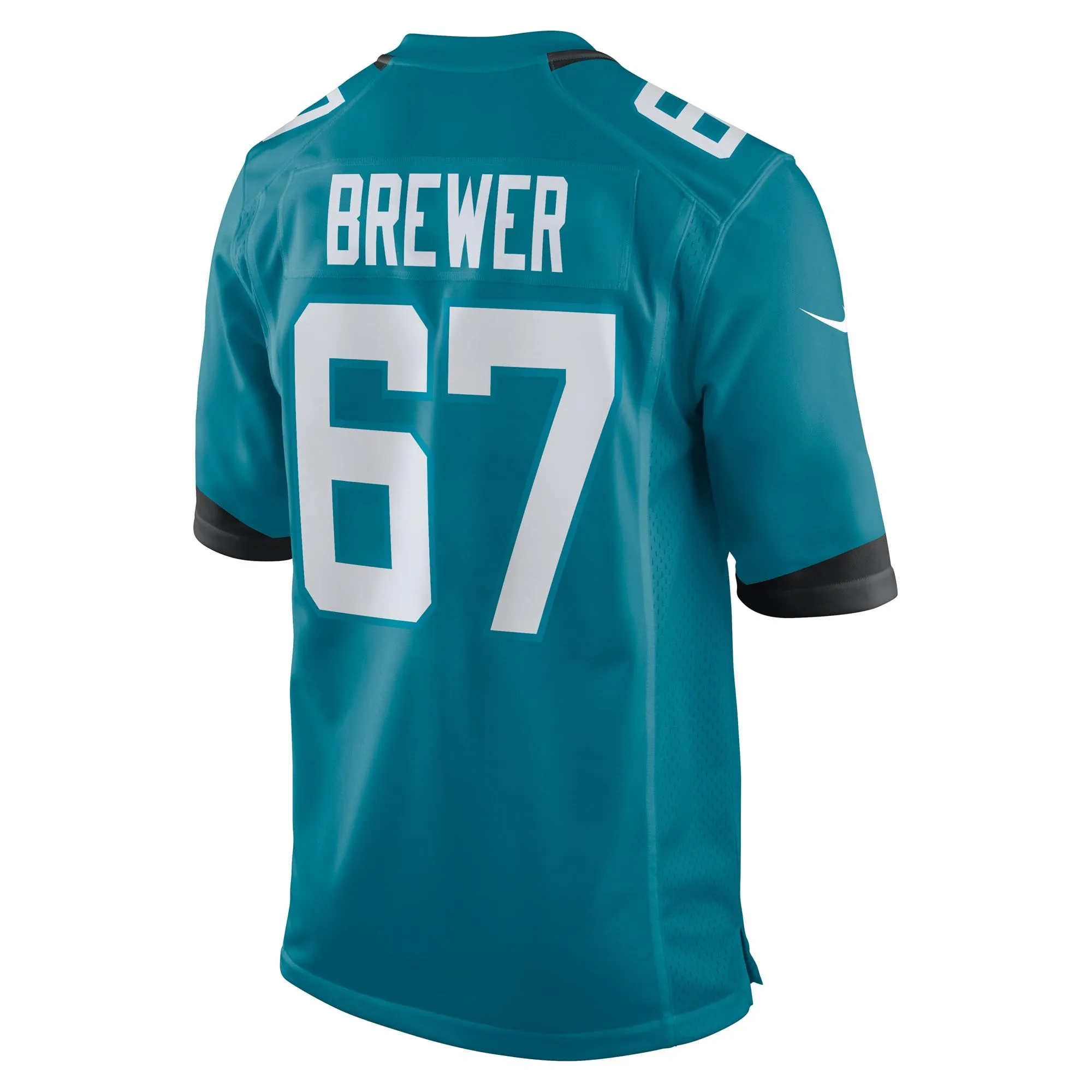 Chandler Brewer Jacksonville Jaguars   Game Jersey -  Teal