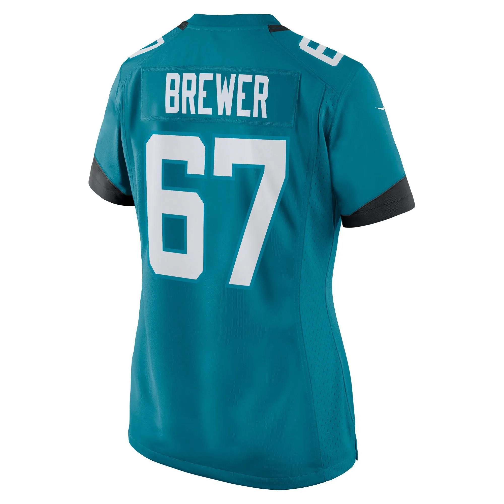 Chandler Brewer Jacksonville Jaguars  Women's  Game Jersey -  Teal