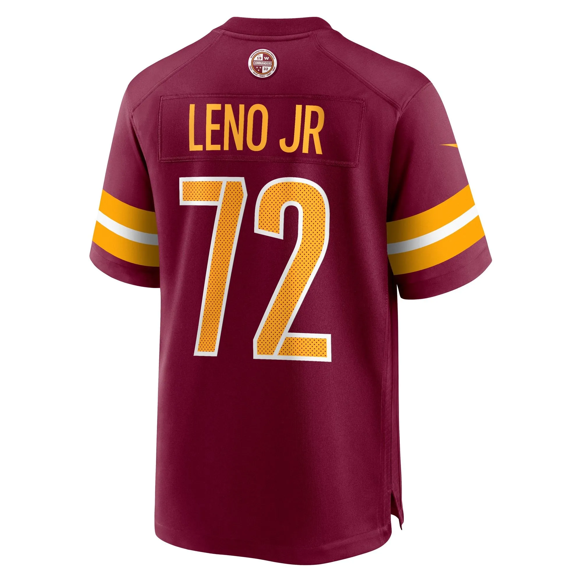 Charles Leno Jr. Washington Commanders  Home Game Player Jersey - Burgundy