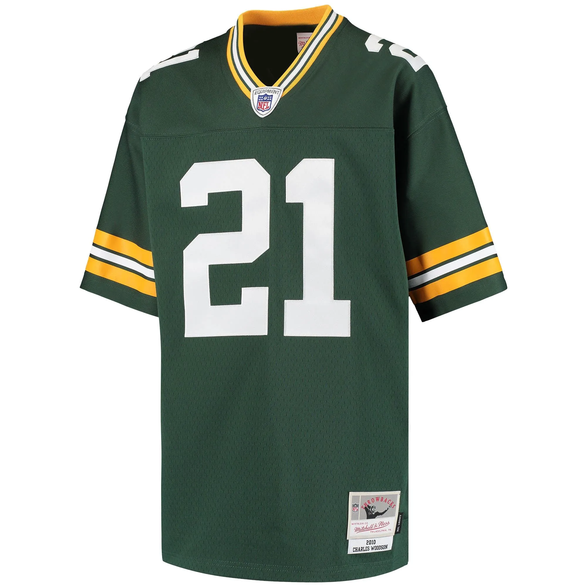 Charles Woodson Green Bay Packers Mitchell & Ness Youth Retired Player Legacy Jersey - Green