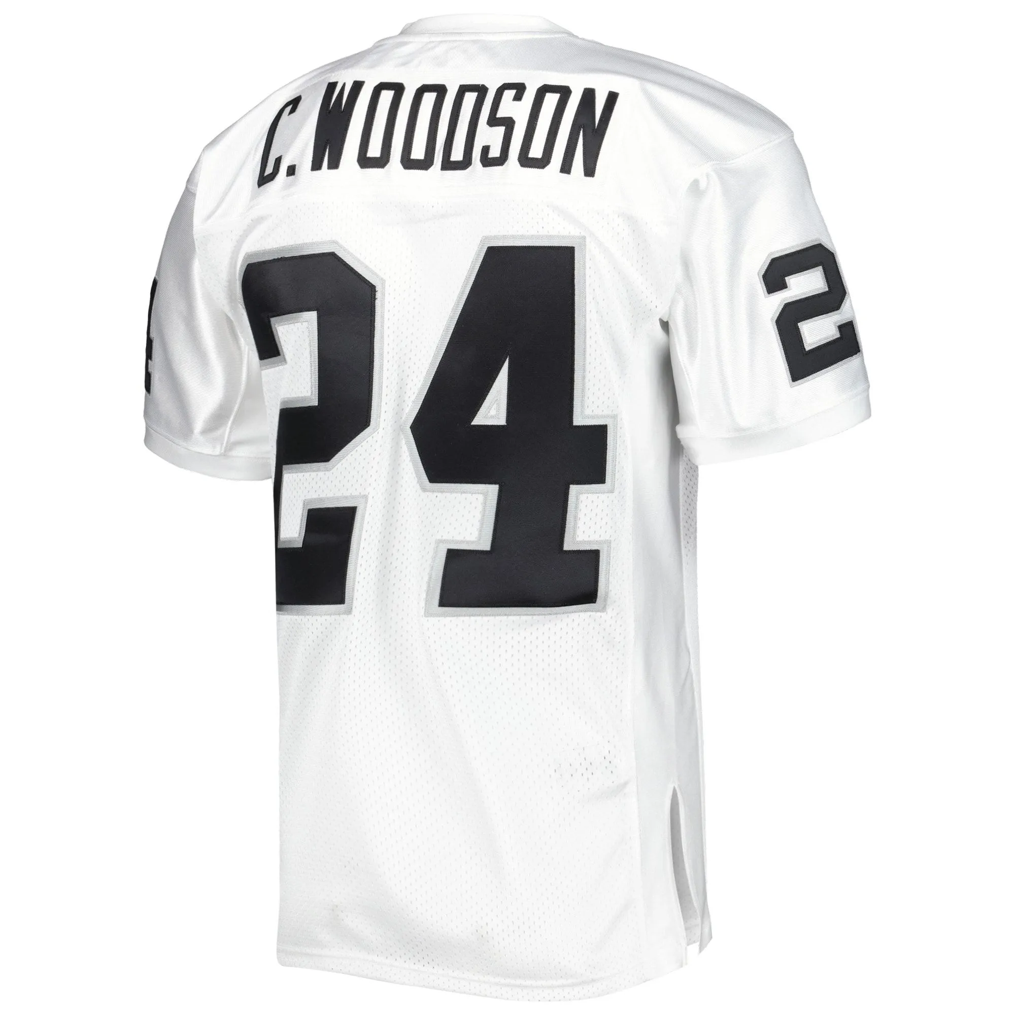 Charles Woodson Las Vegas Raiders 2002 Mitchell & Ness  Throwback Retired Player Jersey - White