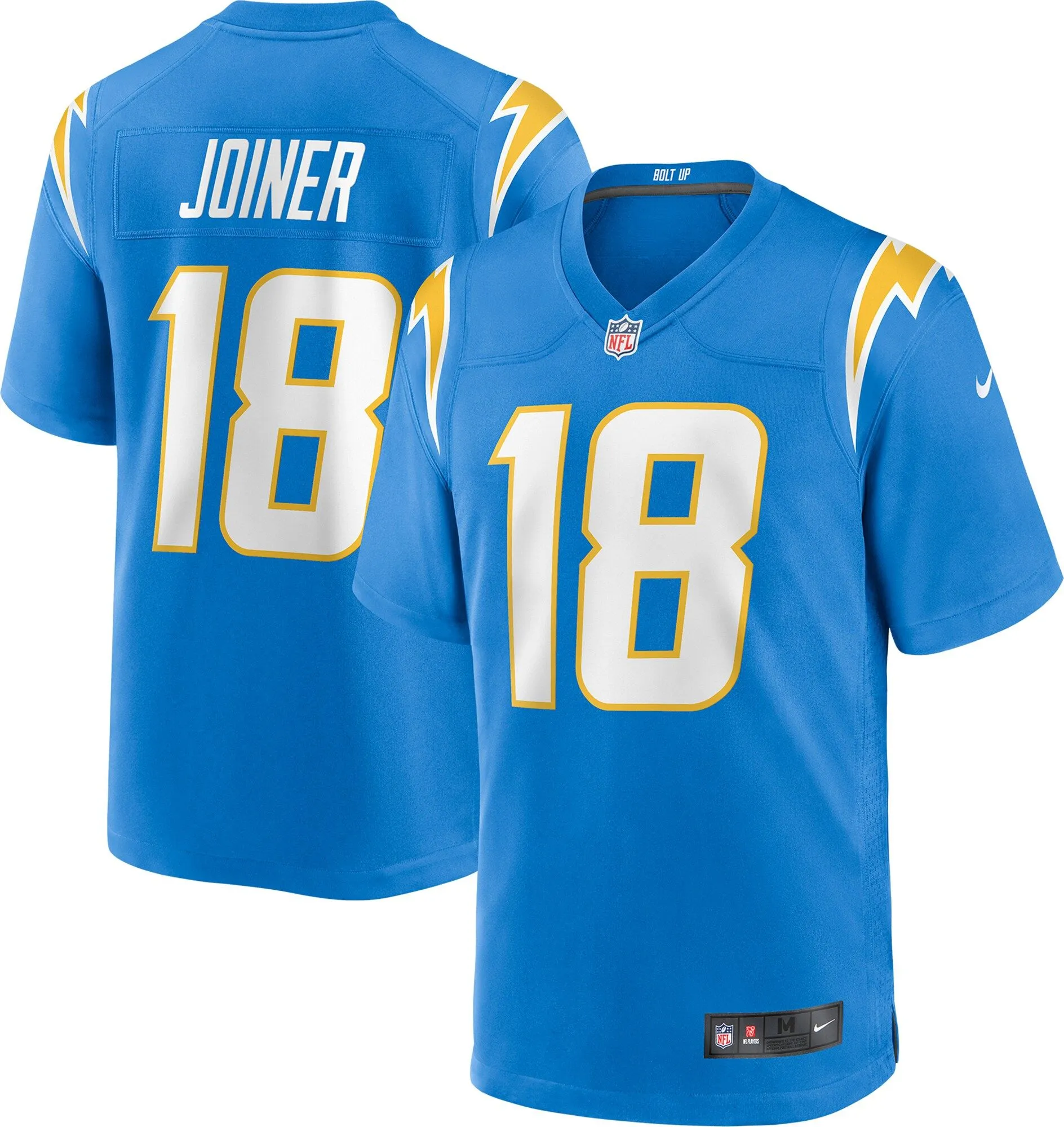 Charlie Joiner Los Angeles Chargers  Game Retired Player Jersey - Powder Blue