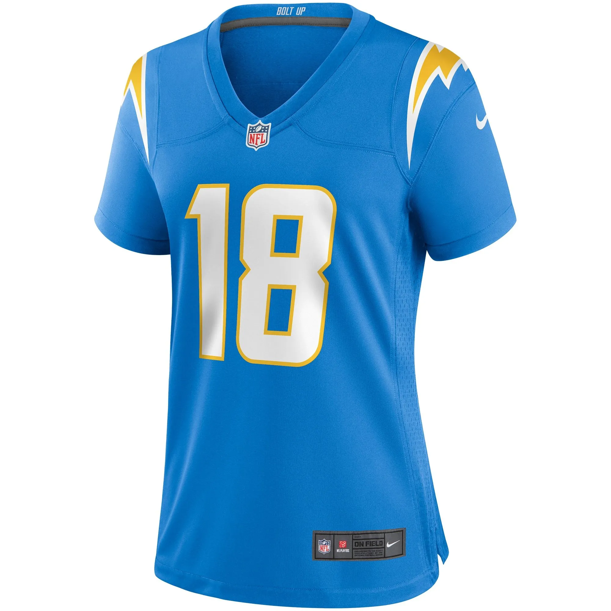 Charlie Joiner Los Angeles Chargers  Women's Game Retired Player Jersey - Powder Blue