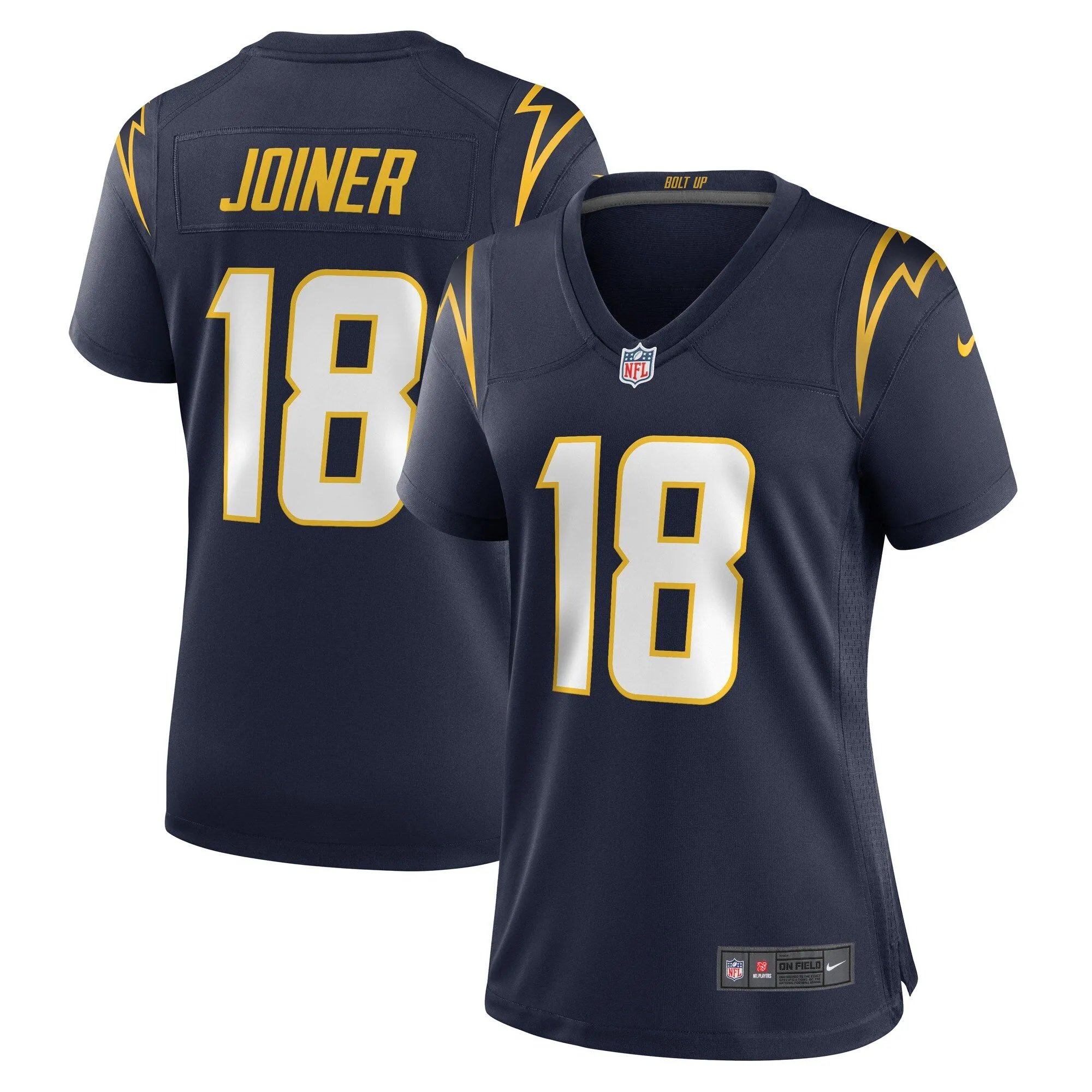 Charlie Joiner Los Angeles Chargers  Women's Retired Player Jersey - Navy