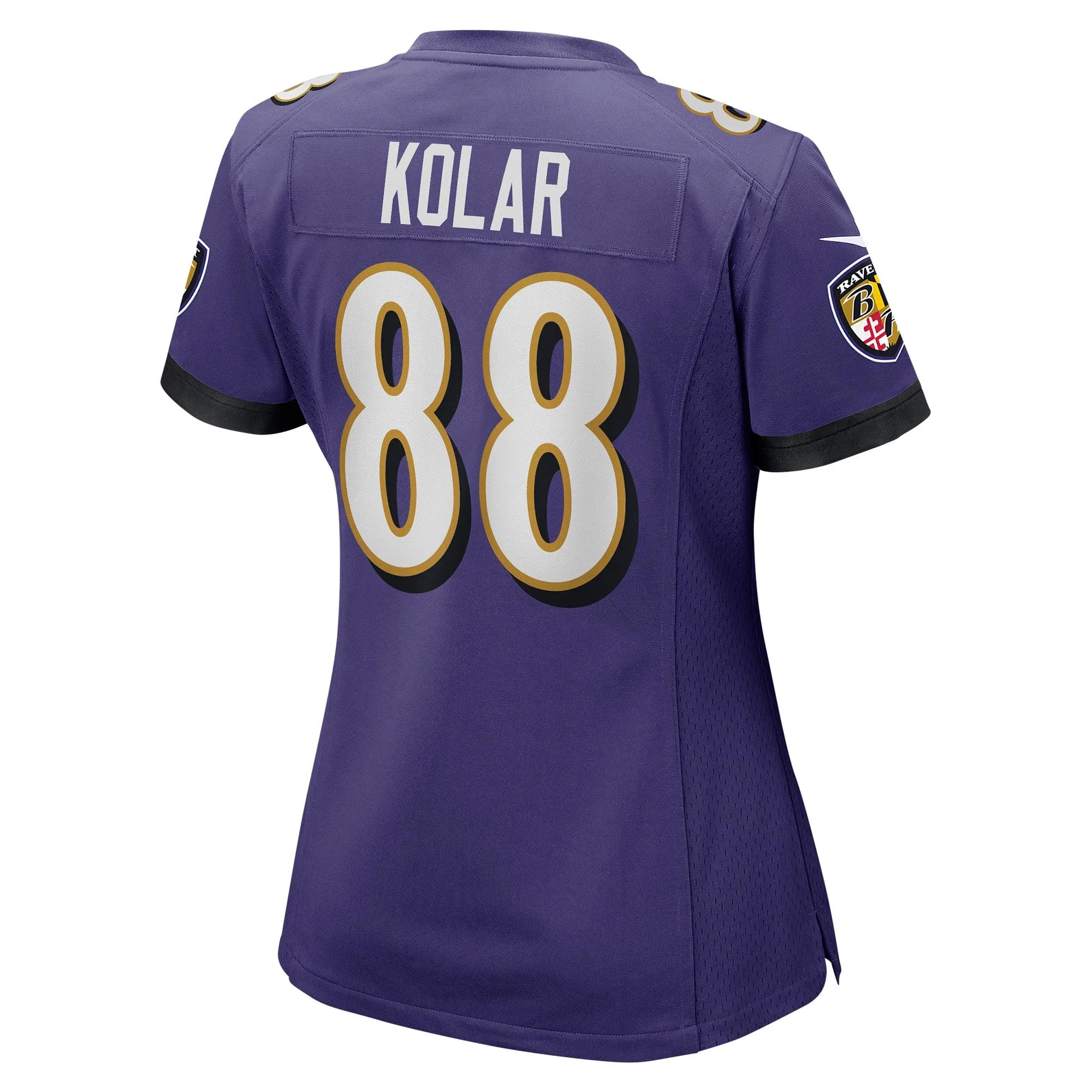 Charlie Kolar Baltimore Ravens  Women's Player Game Jersey - Purple