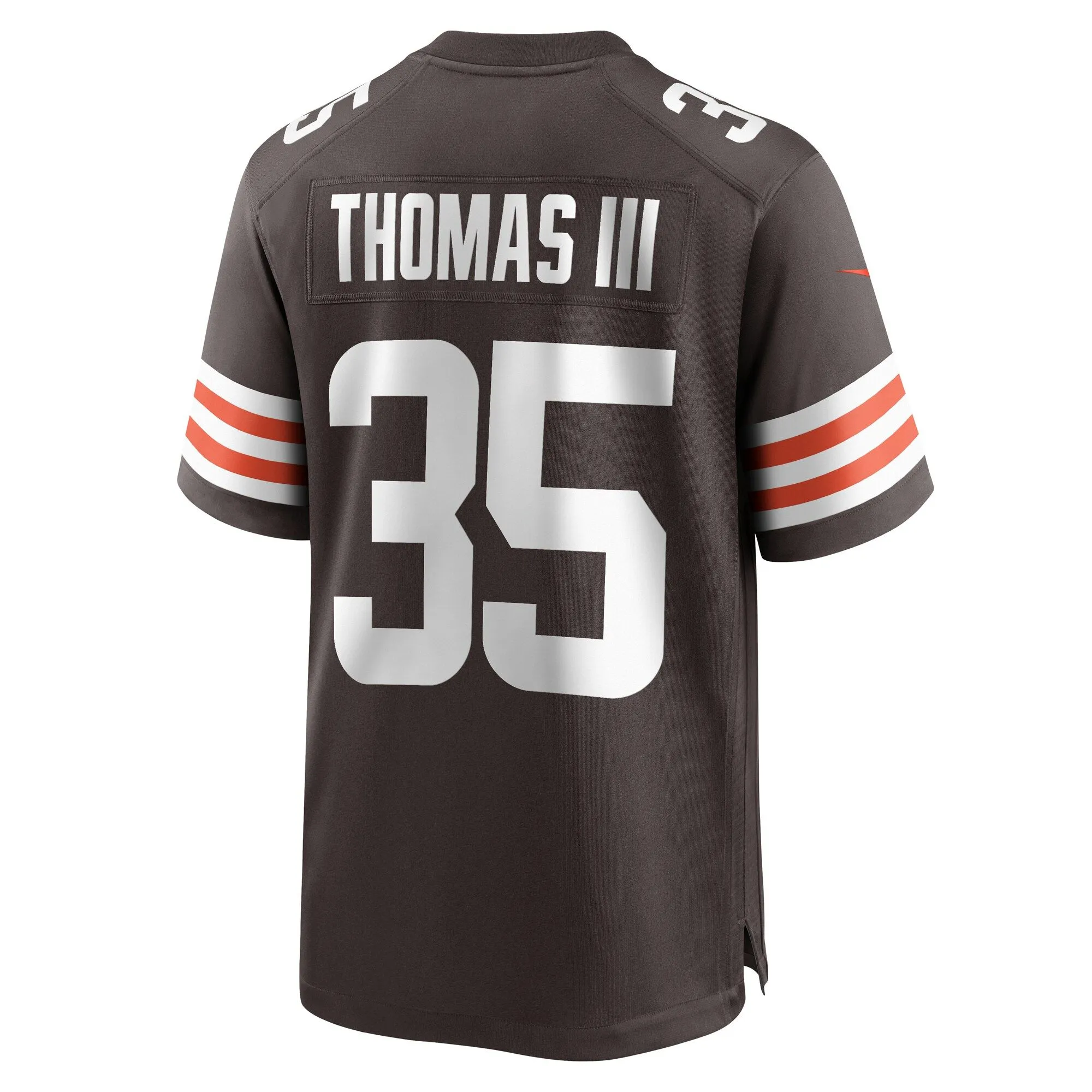 Charlie Thomas Cleveland Browns  Team Game Jersey -  Brown