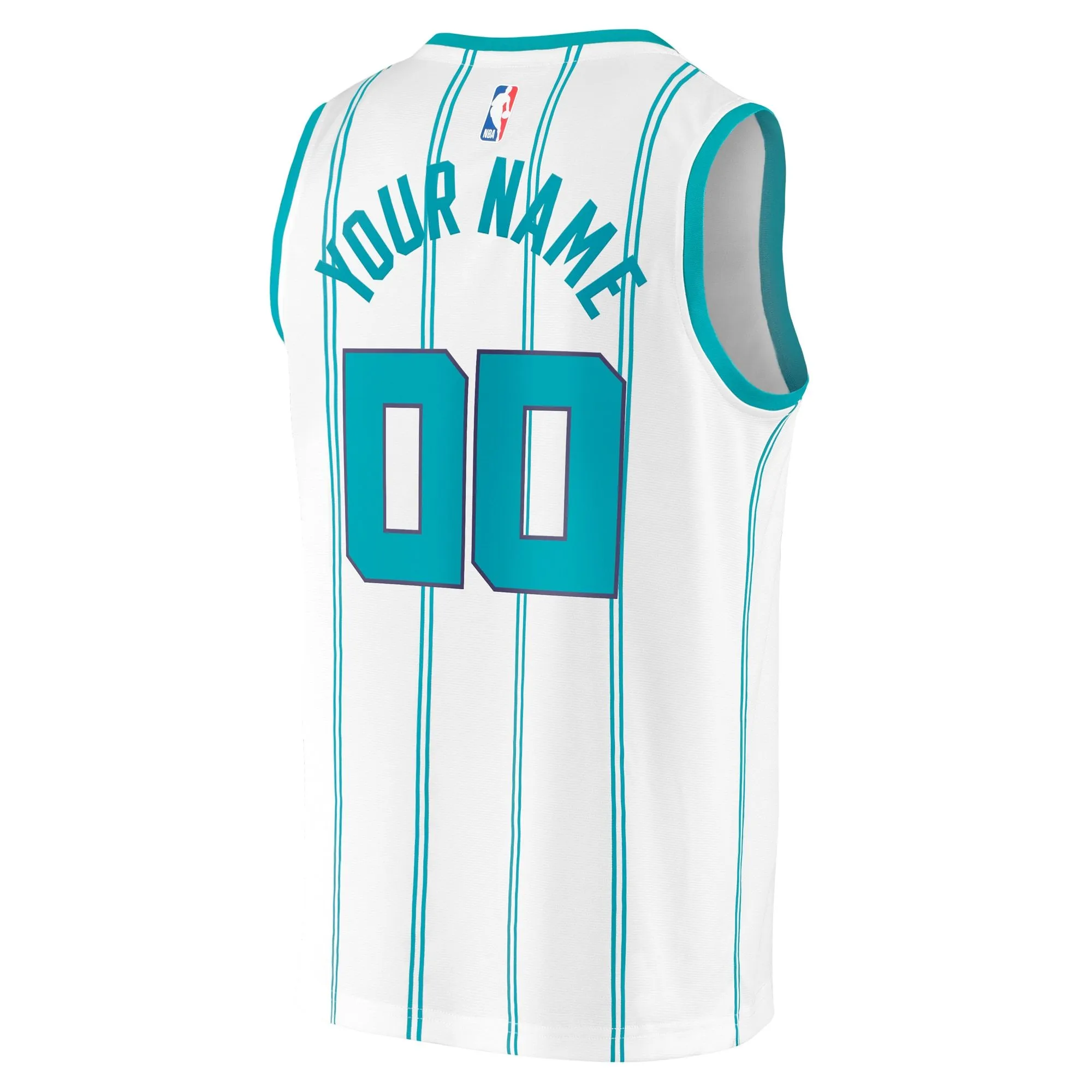 Charlotte Hornets Fanatics Branded Fast Break Custom Replica Jersey - Association Edition - White