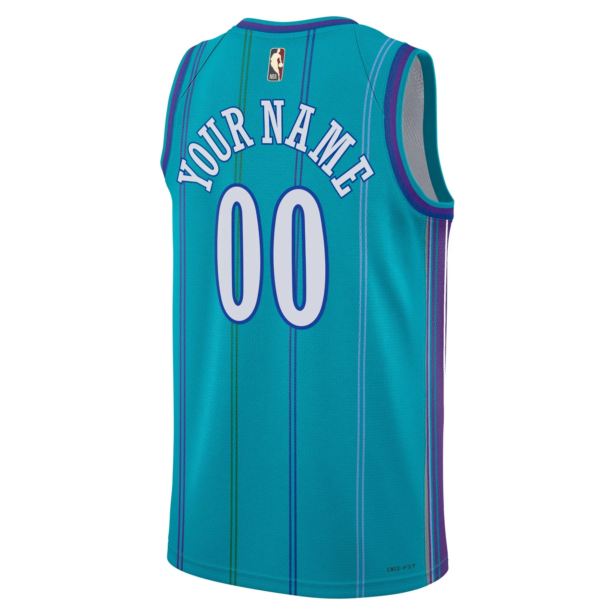 Charlotte Hornets Jordan Brand Unisex 2023/24 Custom Swingman Jersey - Classic Edition - Teal