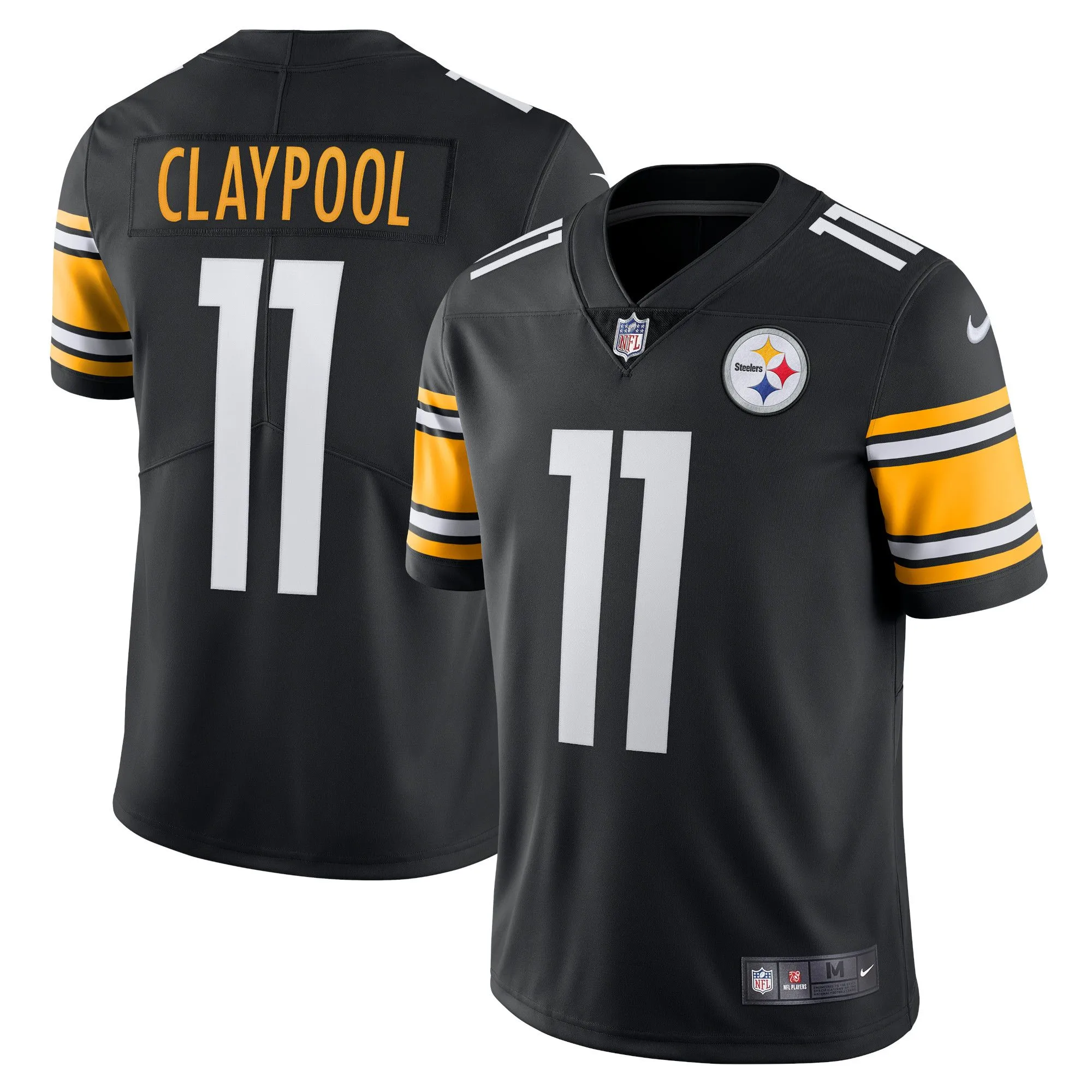 Chase Claypool Pittsburgh Steelers  Vapor Limited Player Jersey - Black