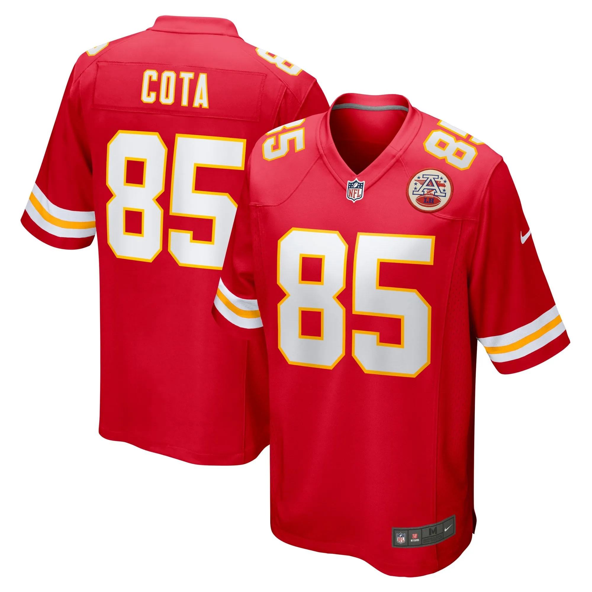 Chase Cota Kansas City Chiefs  Game Jersey - Red