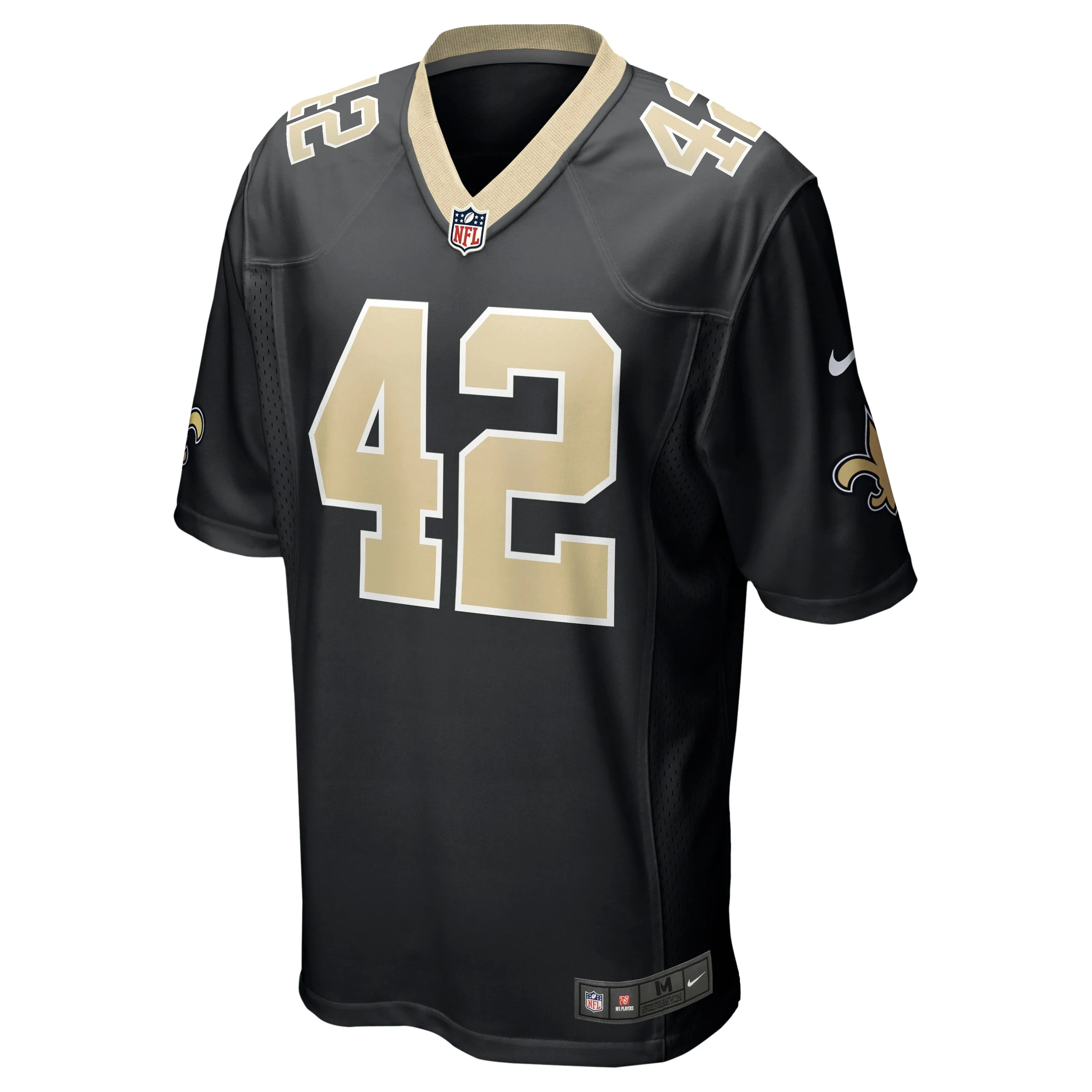 Chase Hansen New Orleans Saints  Game Jersey - Black