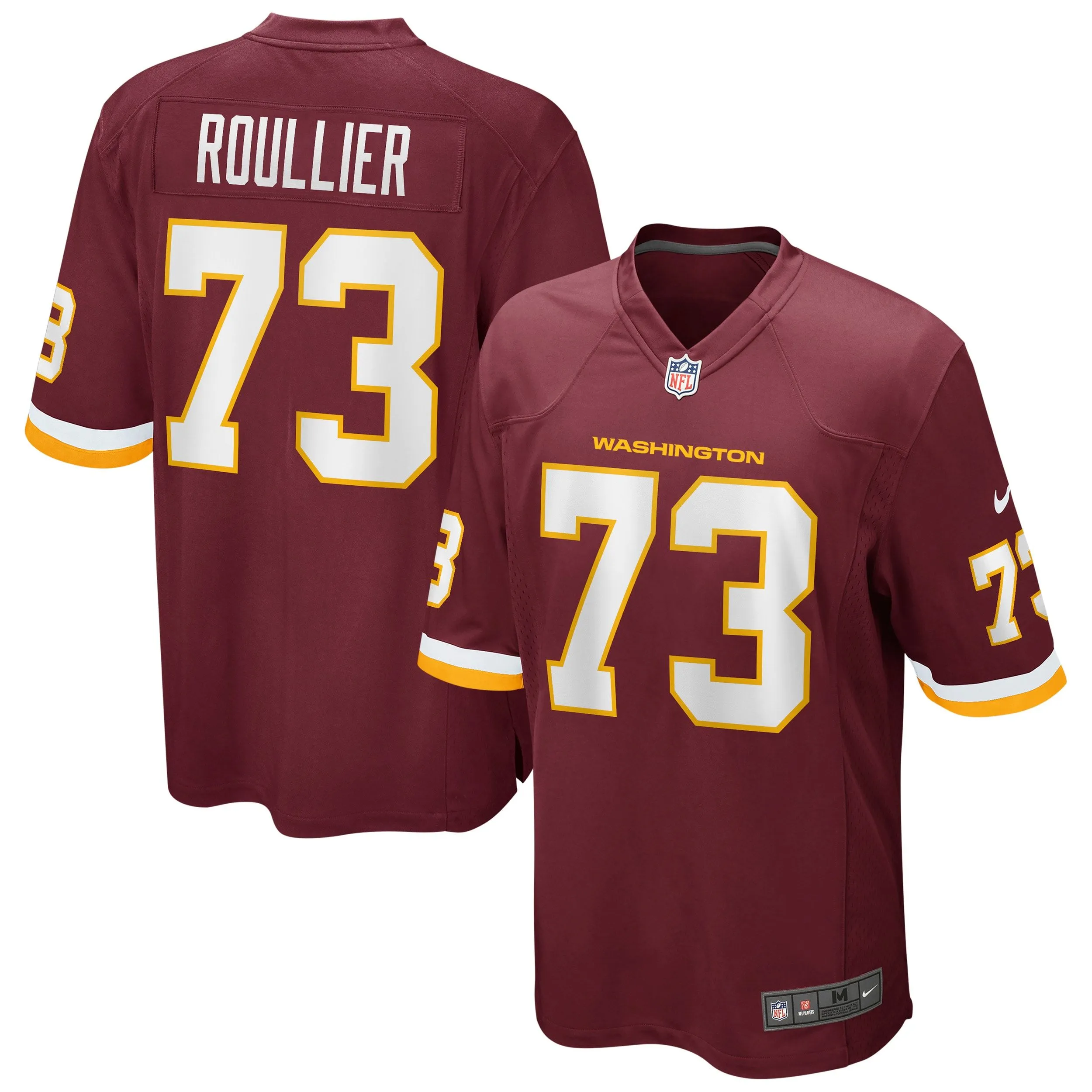 Chase Roullier Washington Football Team  Game Player Jersey - Burgundy