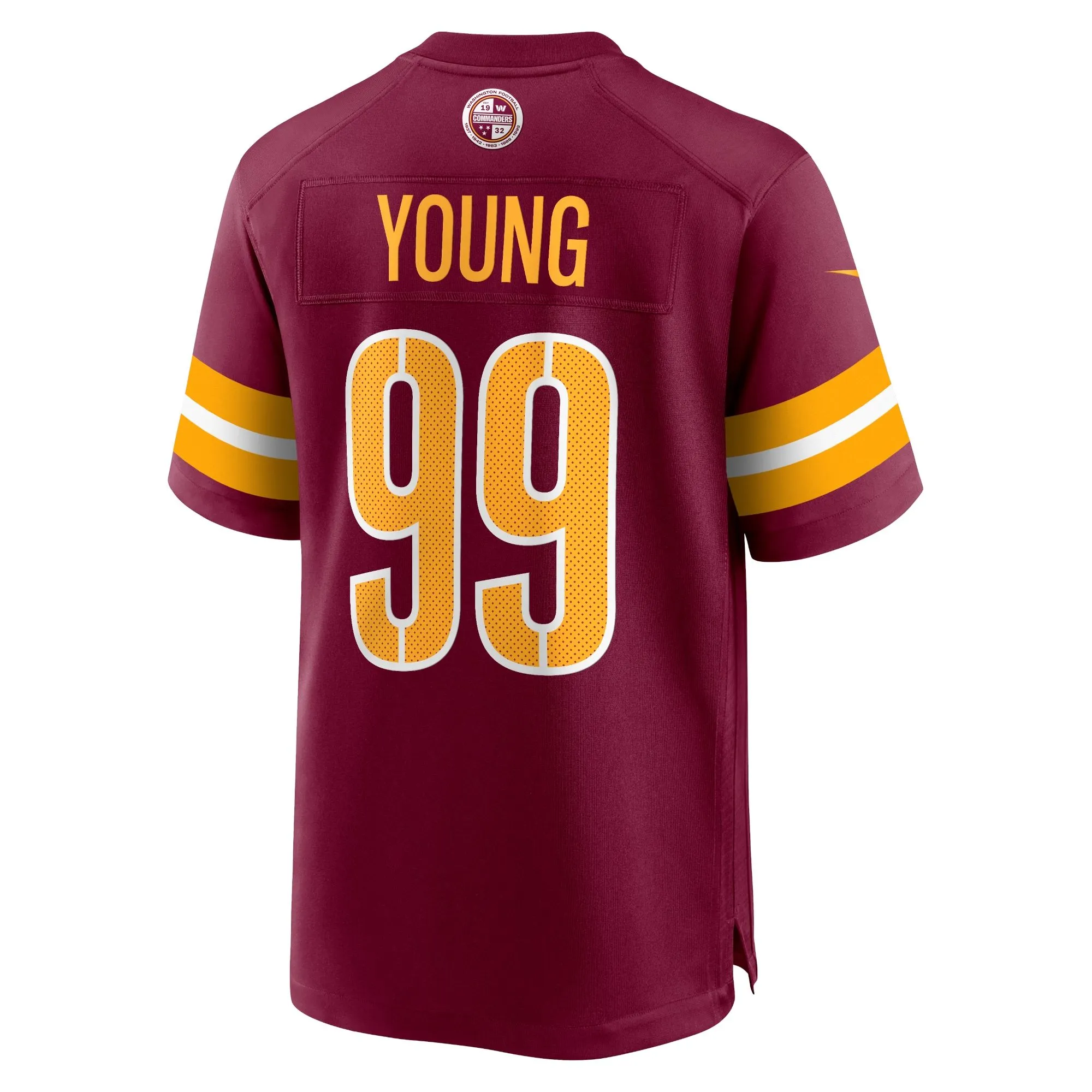 Chase Young Washington Commanders  Game Jersey - Burgundy