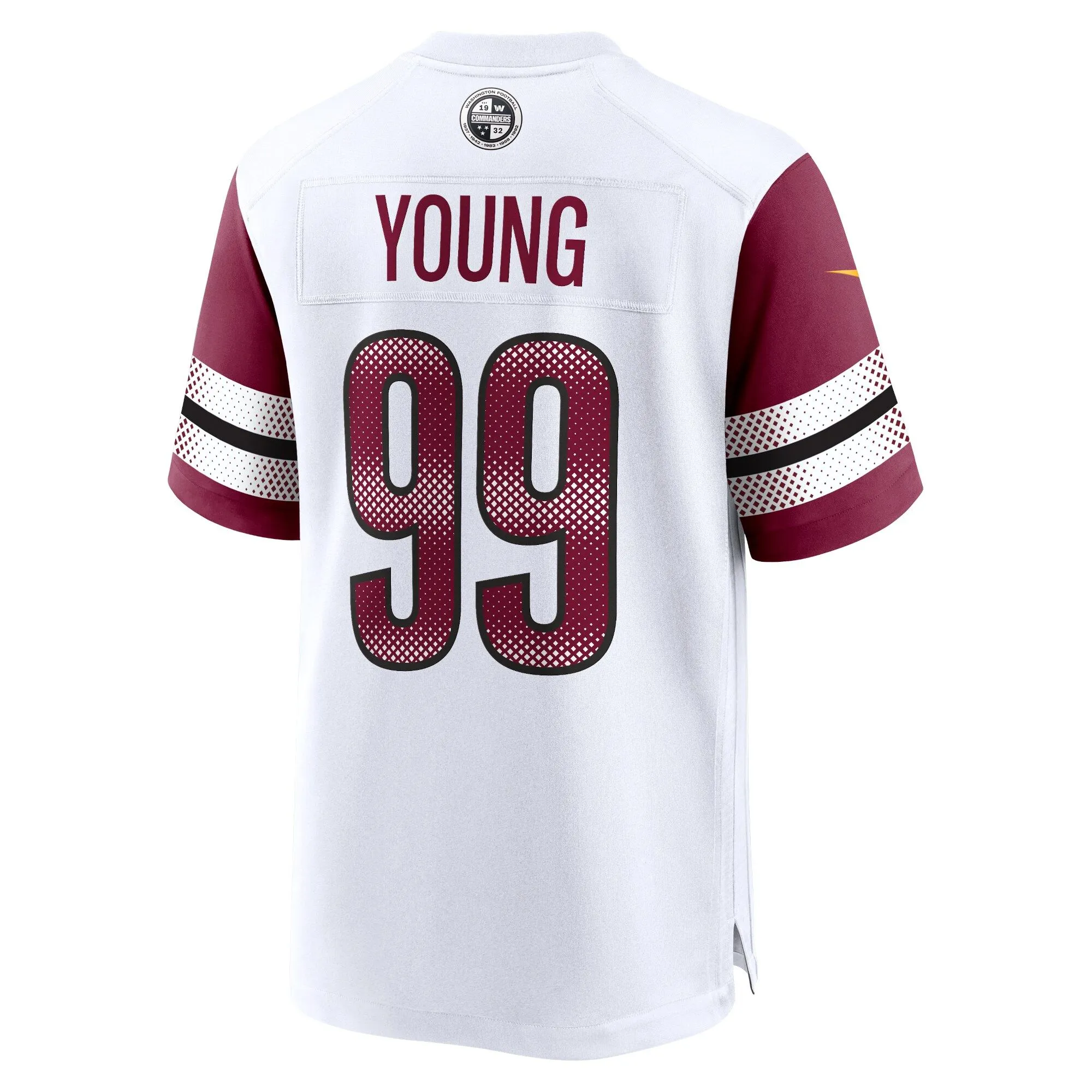 Chase Young Washington Commanders  Game Jersey - White