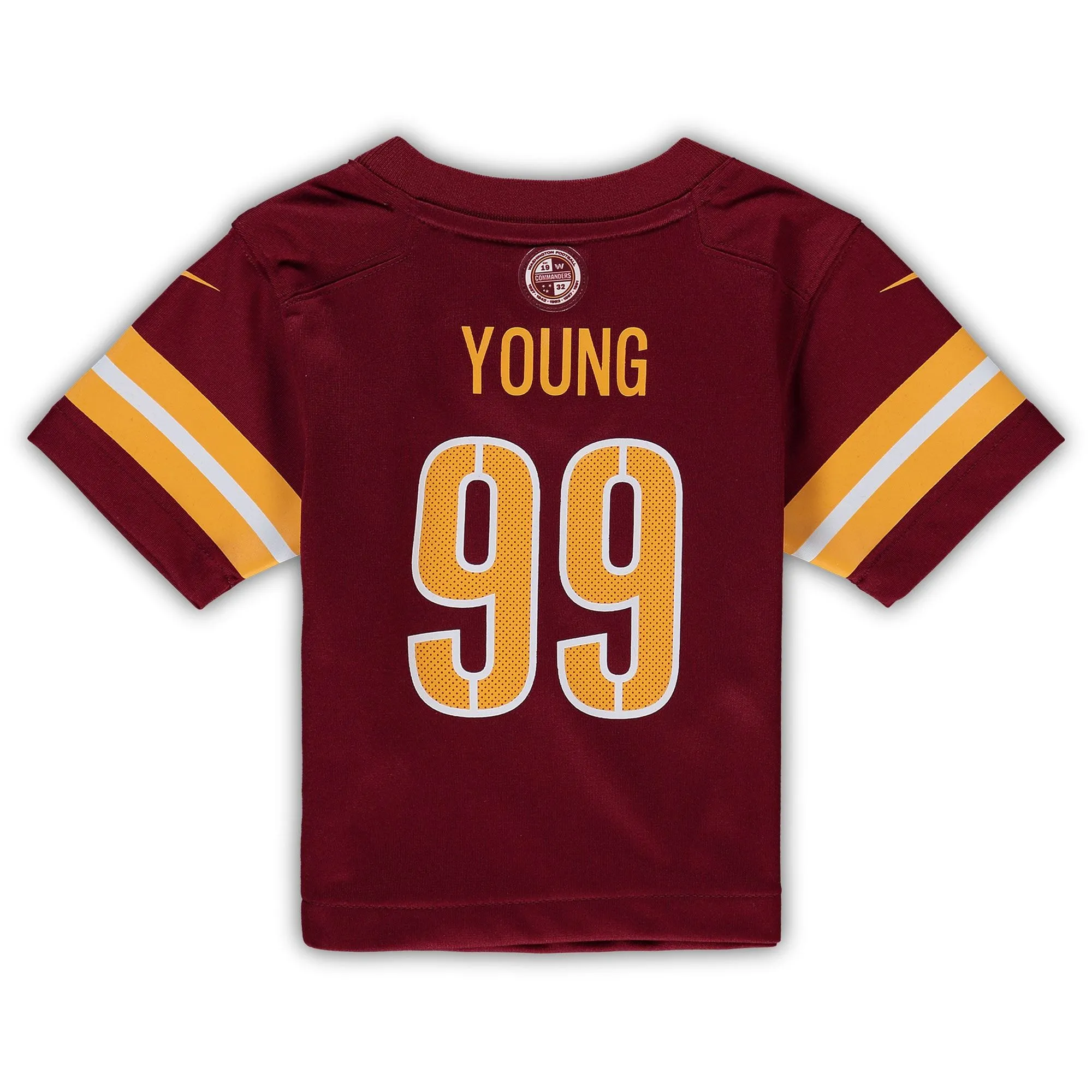 Chase Young Washington Commanders  Infant Game Jersey - Burgundy