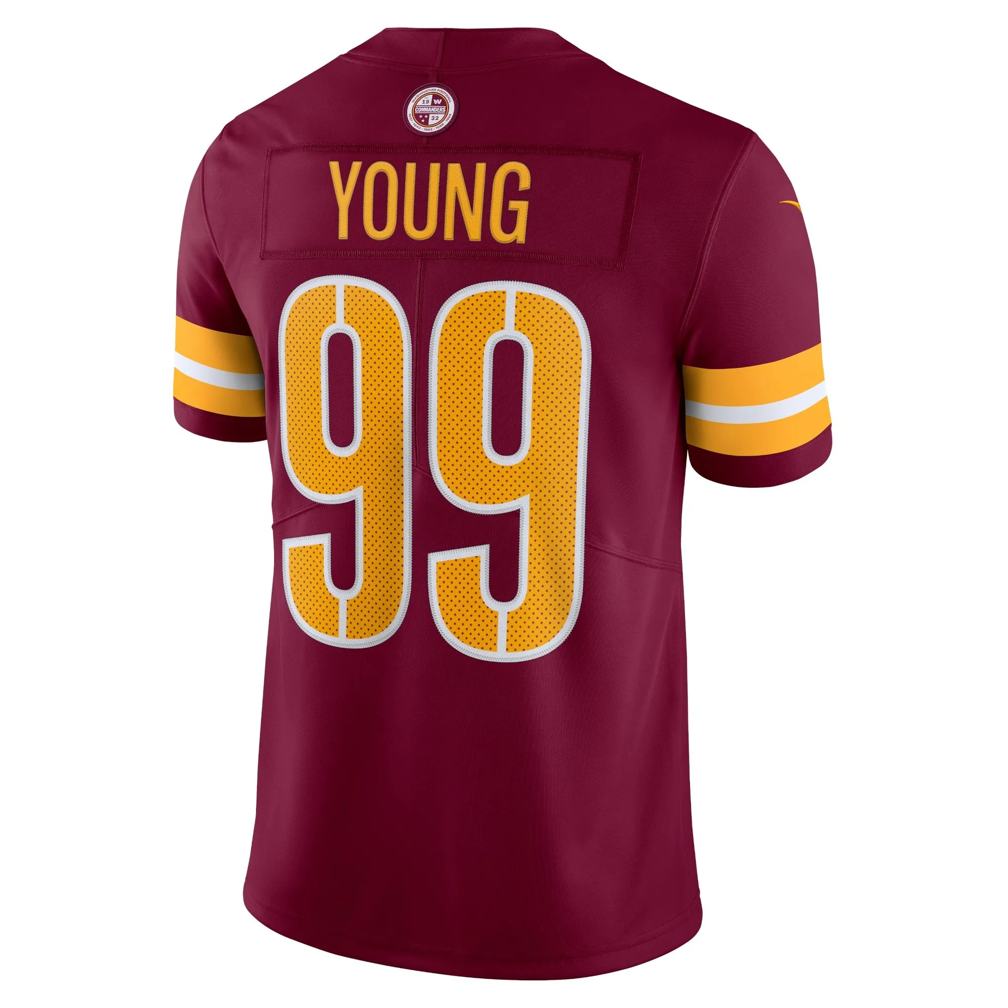 Chase Young Washington Commanders  Vapor Limited Jersey - Burgundy