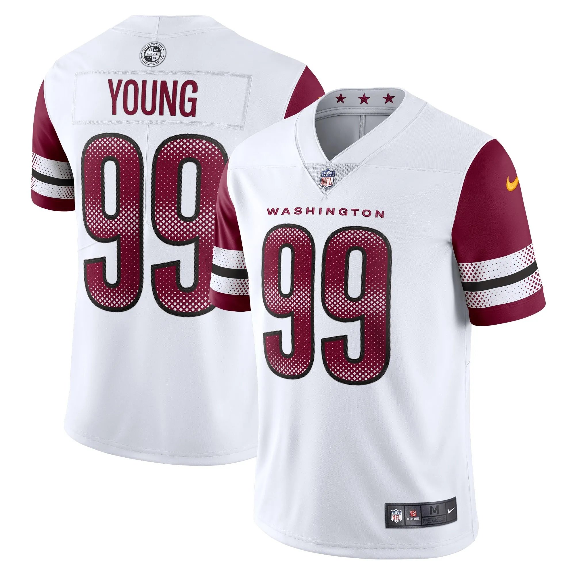 Chase Young Washington Commanders  Vapor Limited Jersey - White