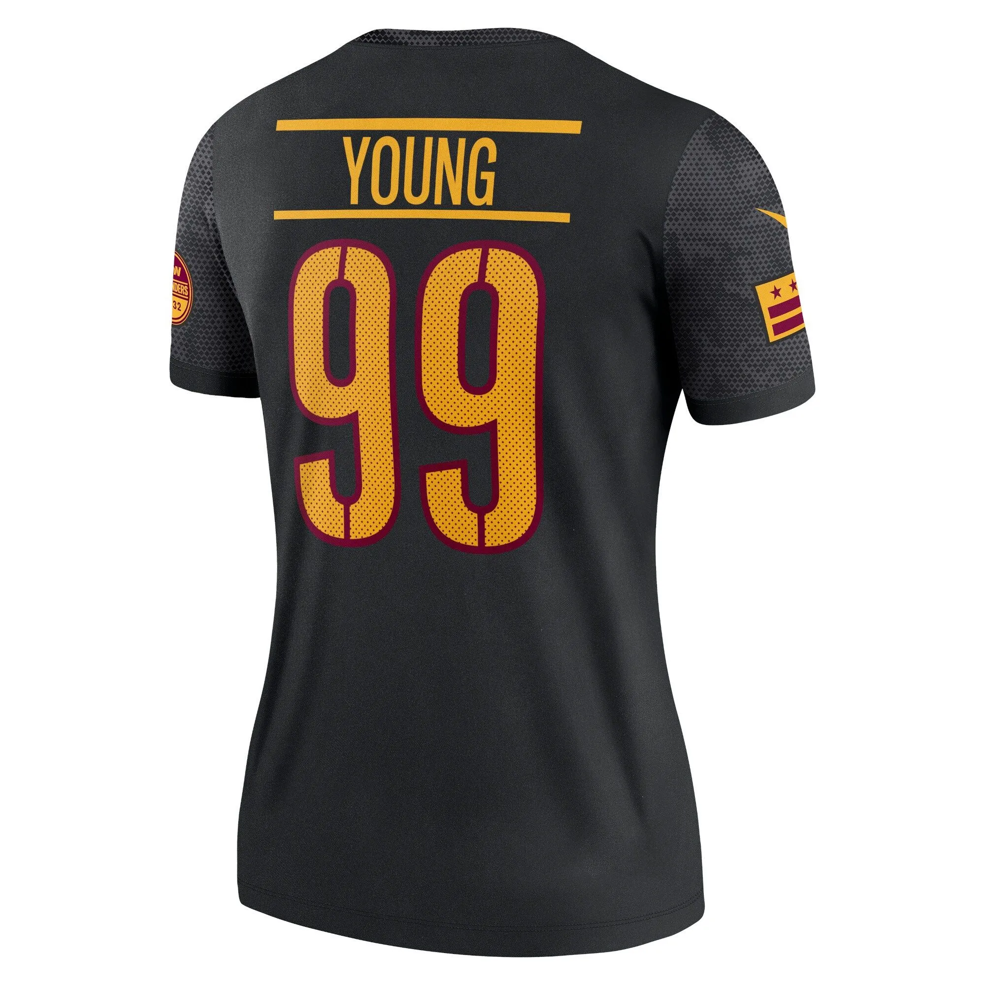 Chase Young Washington Commanders  Women's Alternate Legend Jersey - Black