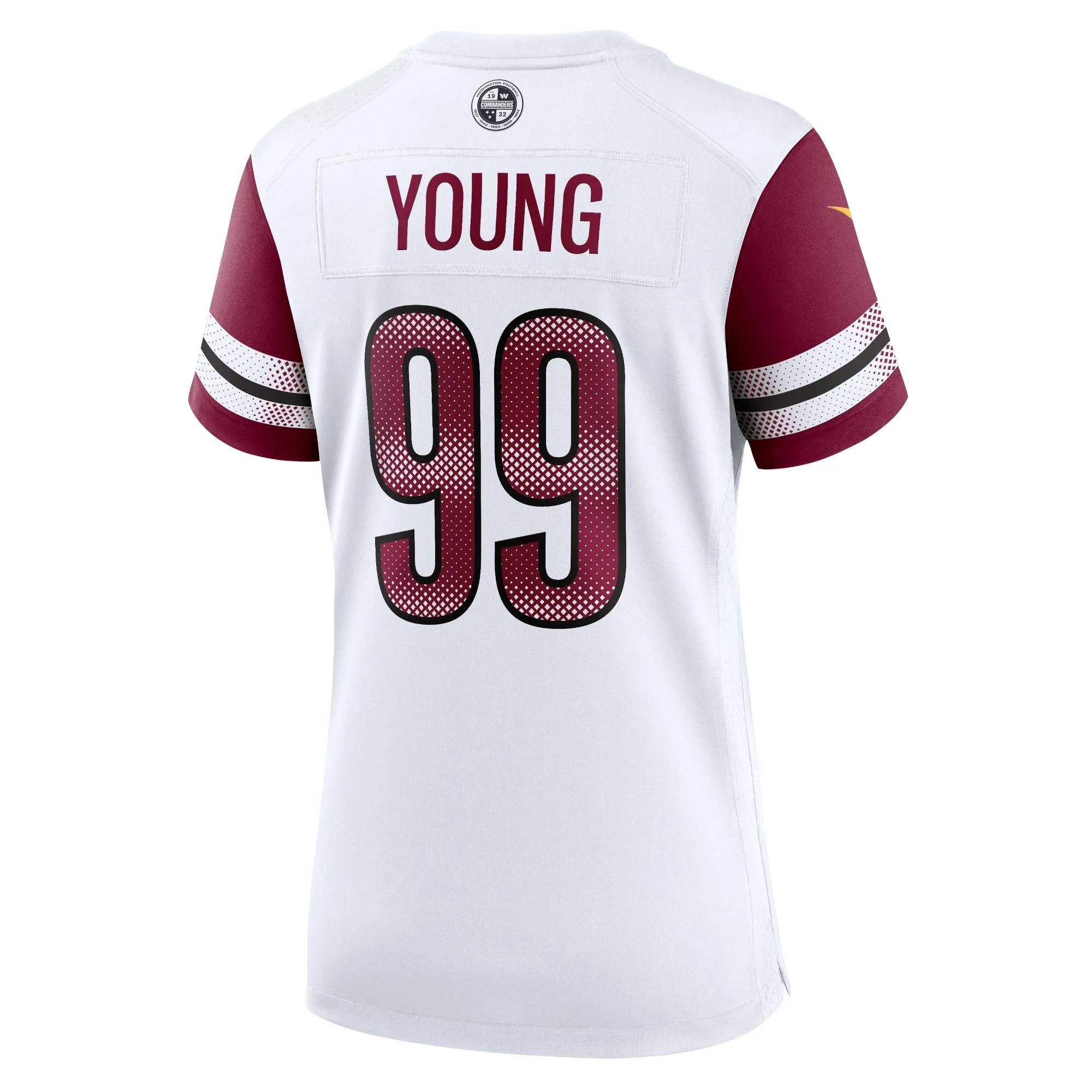 Chase Young Washington Commanders  Women's Player Jersey - White