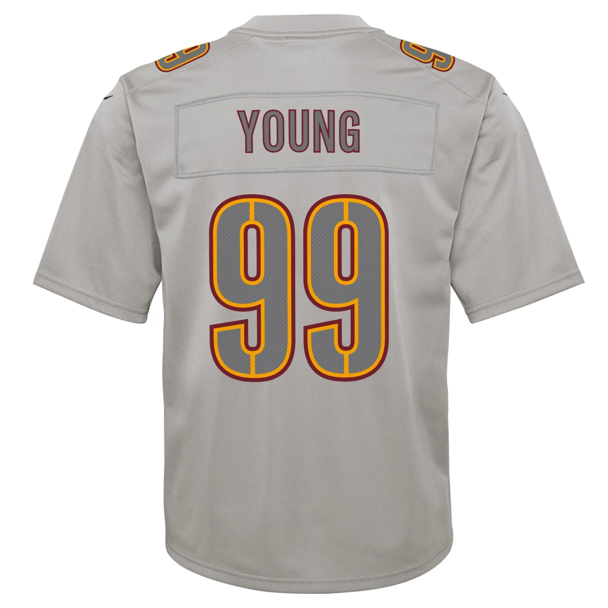 Chase Young Washington Commanders  Youth Atmosphere Fashion Game Jersey - Gray