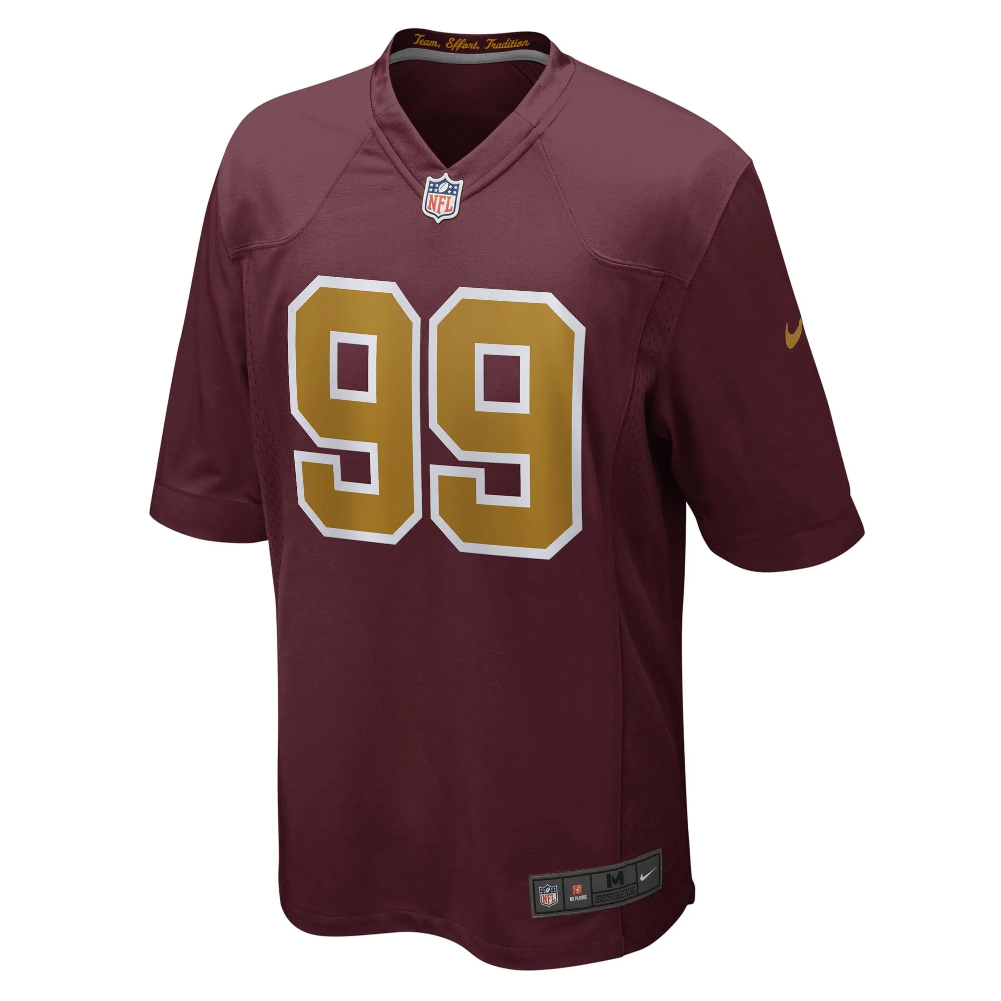 Chase Young Washington Football Team  Alternate Game Jersey - Burgundy