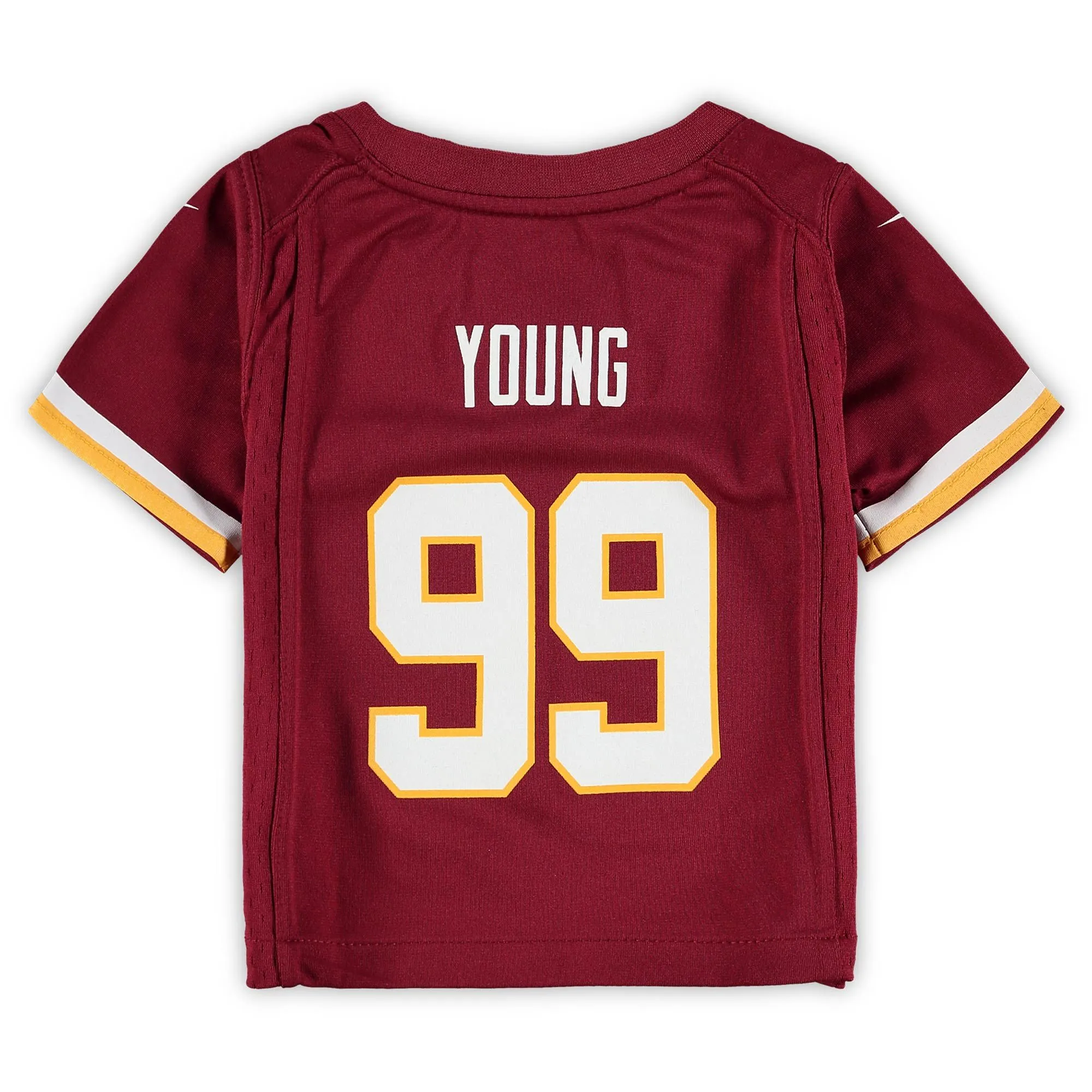 Chase Young Washington Football Team  Infant Game Jersey - Burgundy