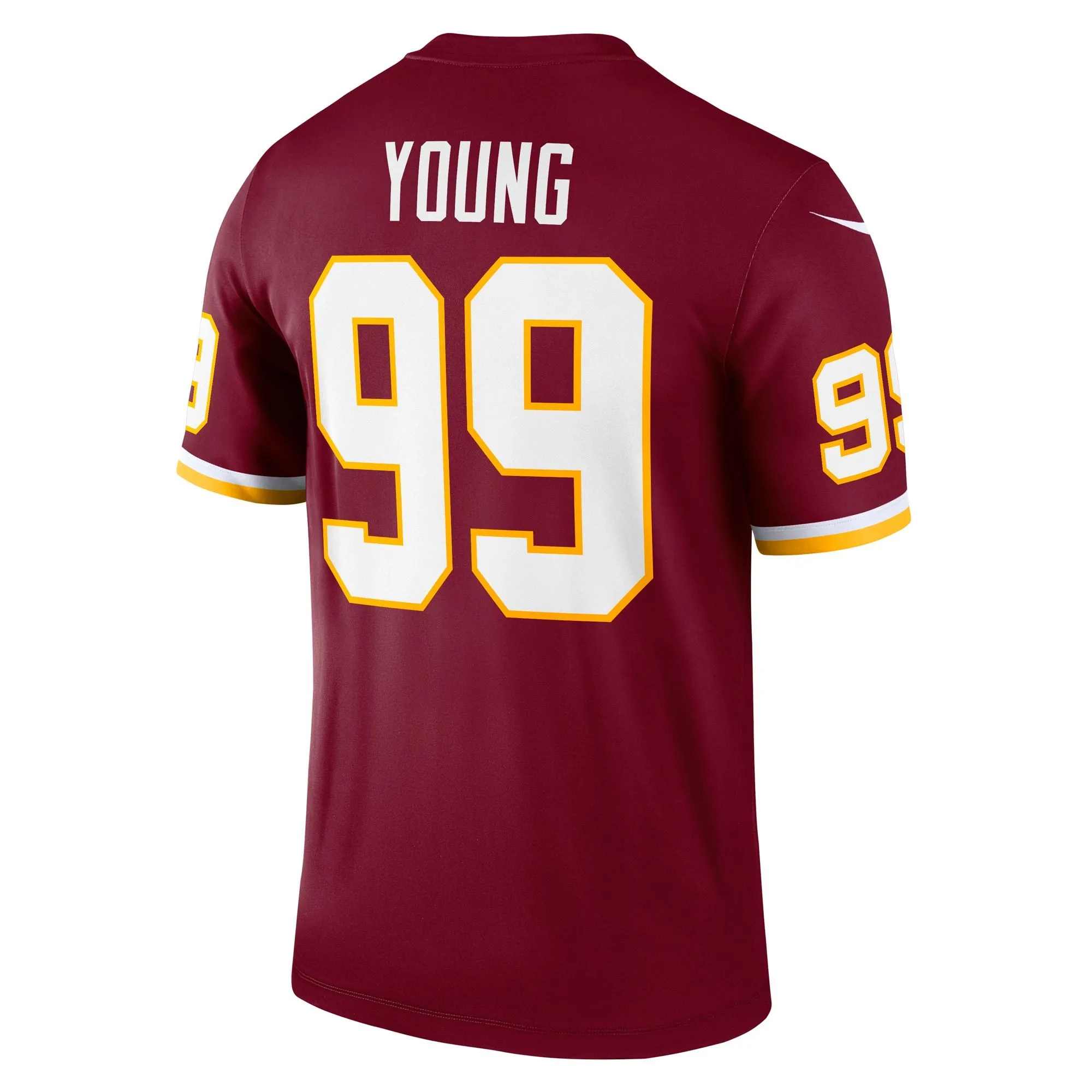 Chase Young Washington Football Team  Legend Jersey - Burgundy