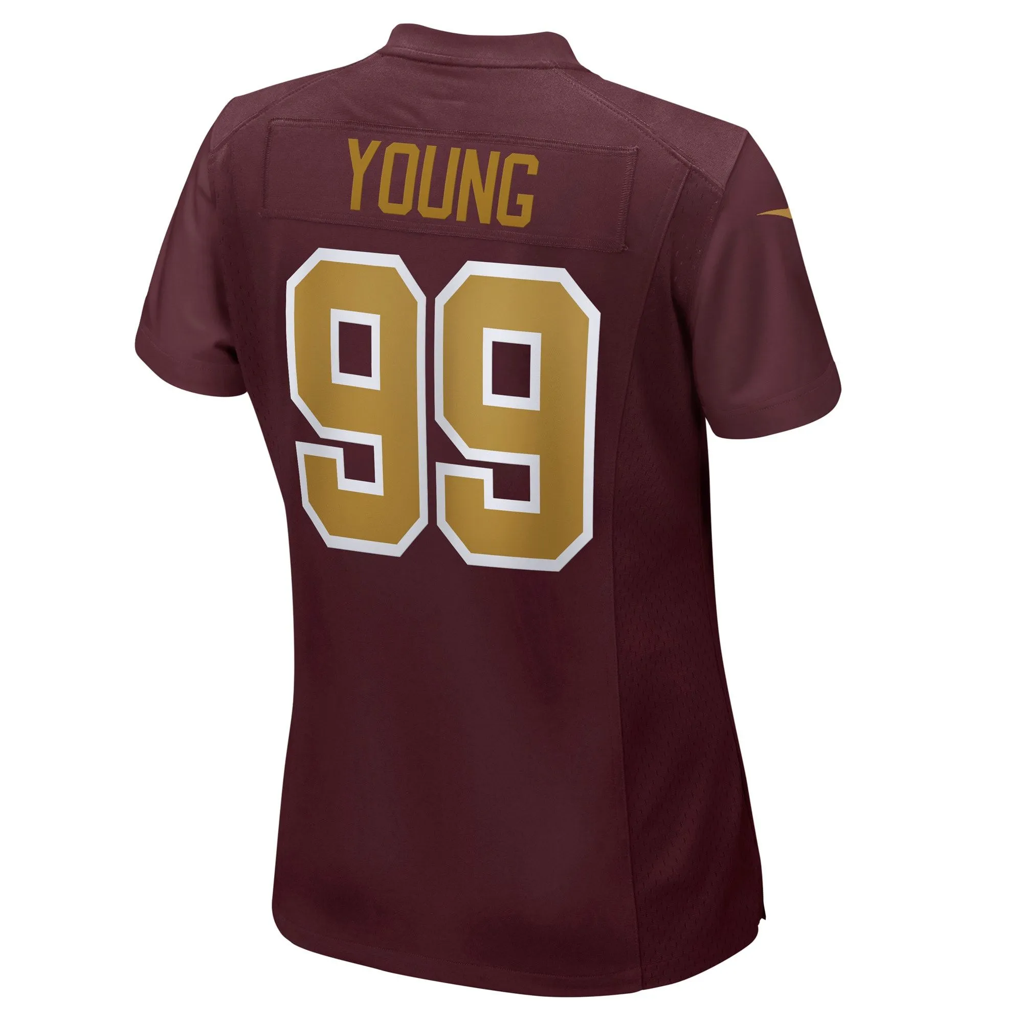 Chase Young Washington Football Team  Women's Alternate Game Jersey - Burgundy