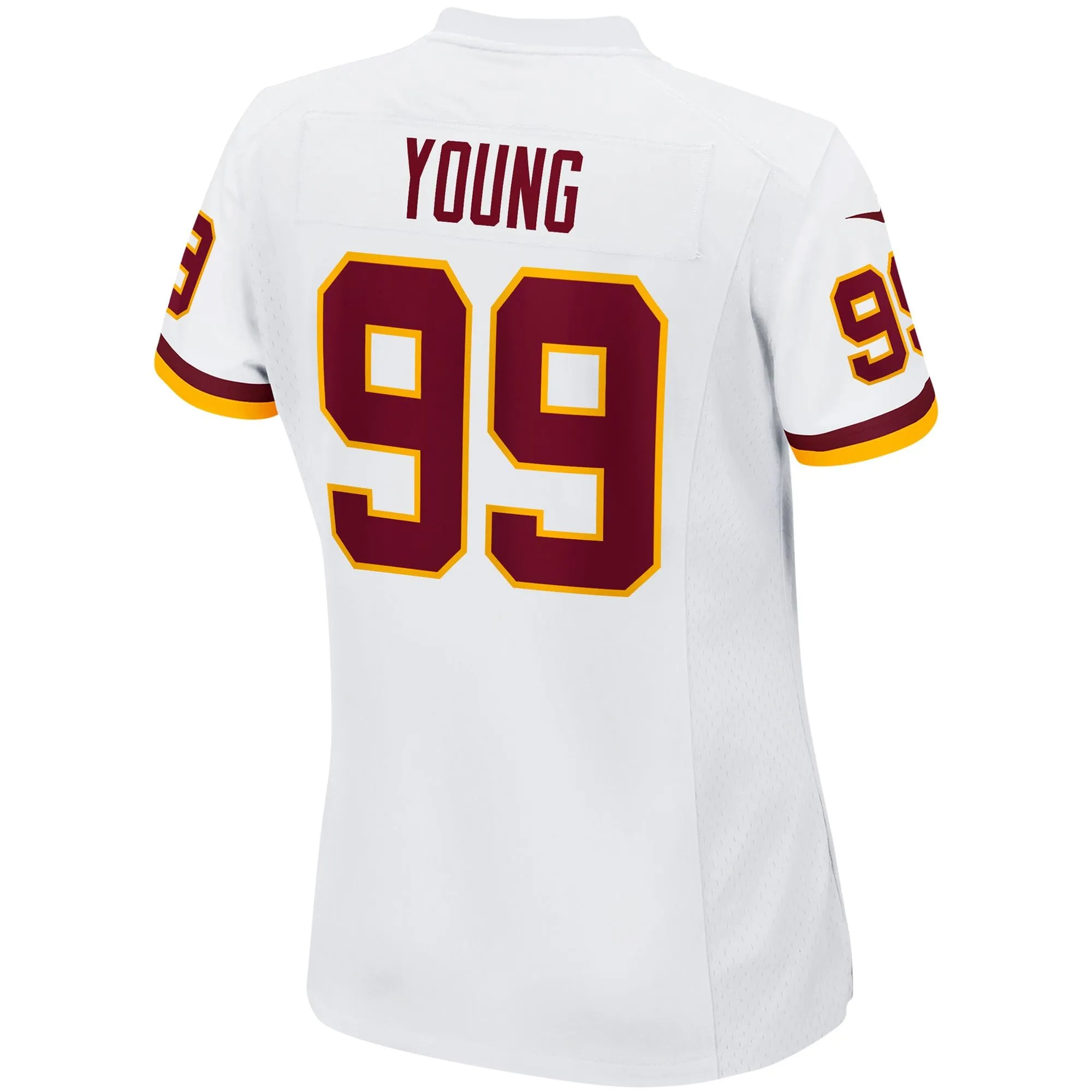 Chase Young Washington Football Team  Women's Game Player Jersey - White