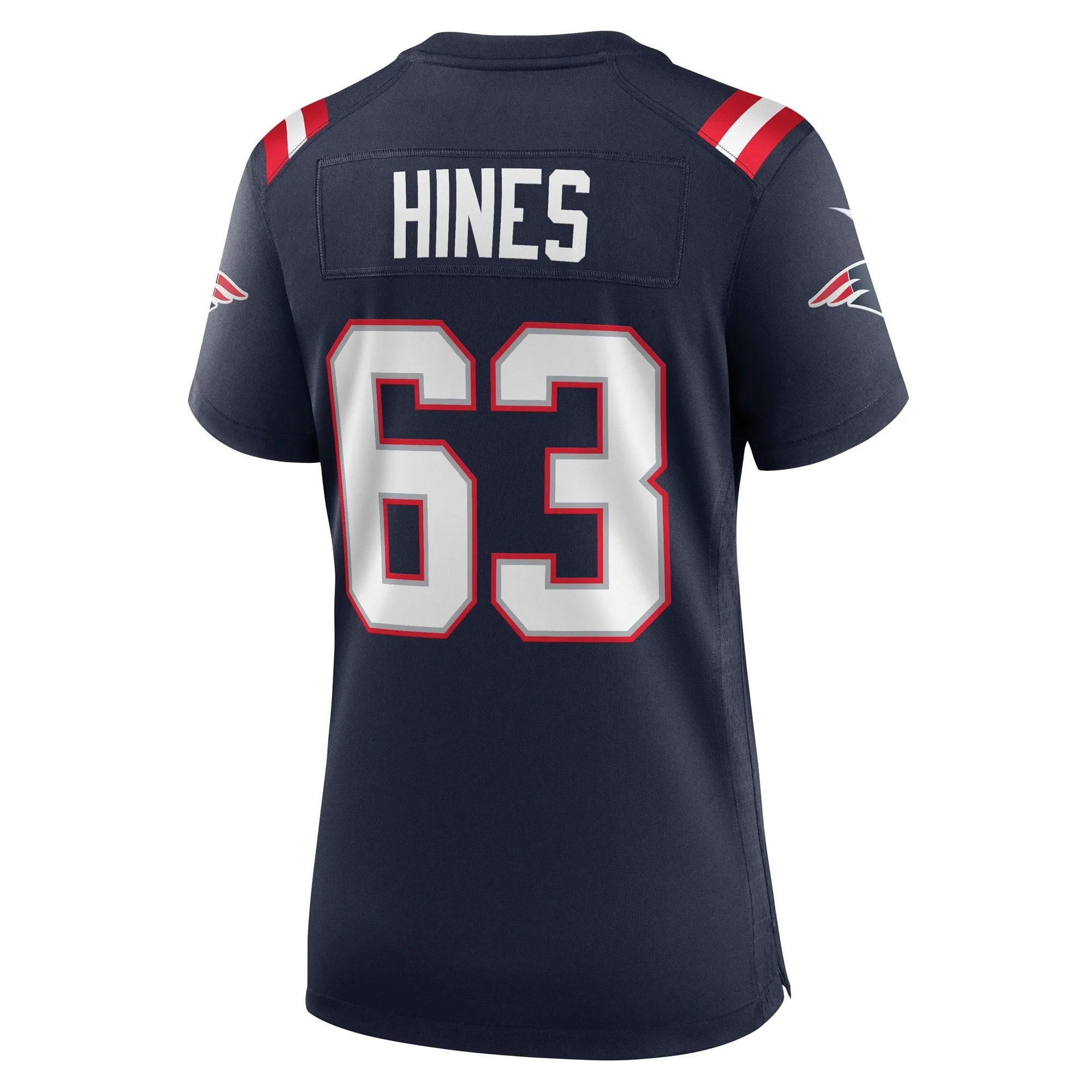 Chasen Hines New England Patriots  Women's Game Player Jersey - Navy