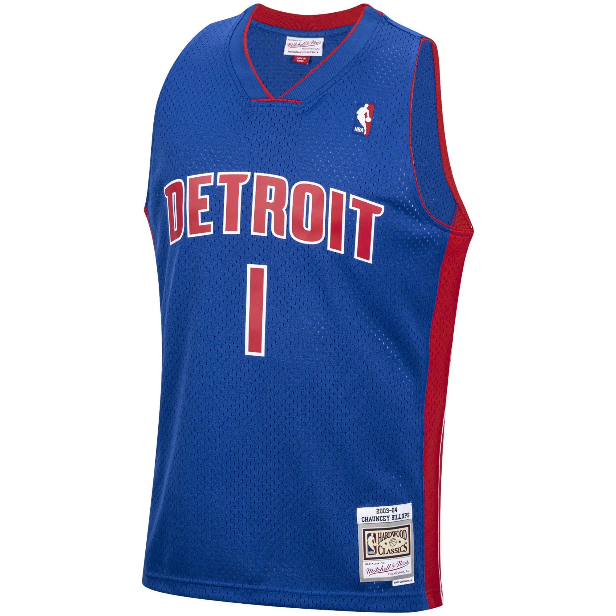 Chauncey Billups Detroit Pistons Mitchell & Ness 2003/04 Hardwood Classics Swingman Jersey - Royal