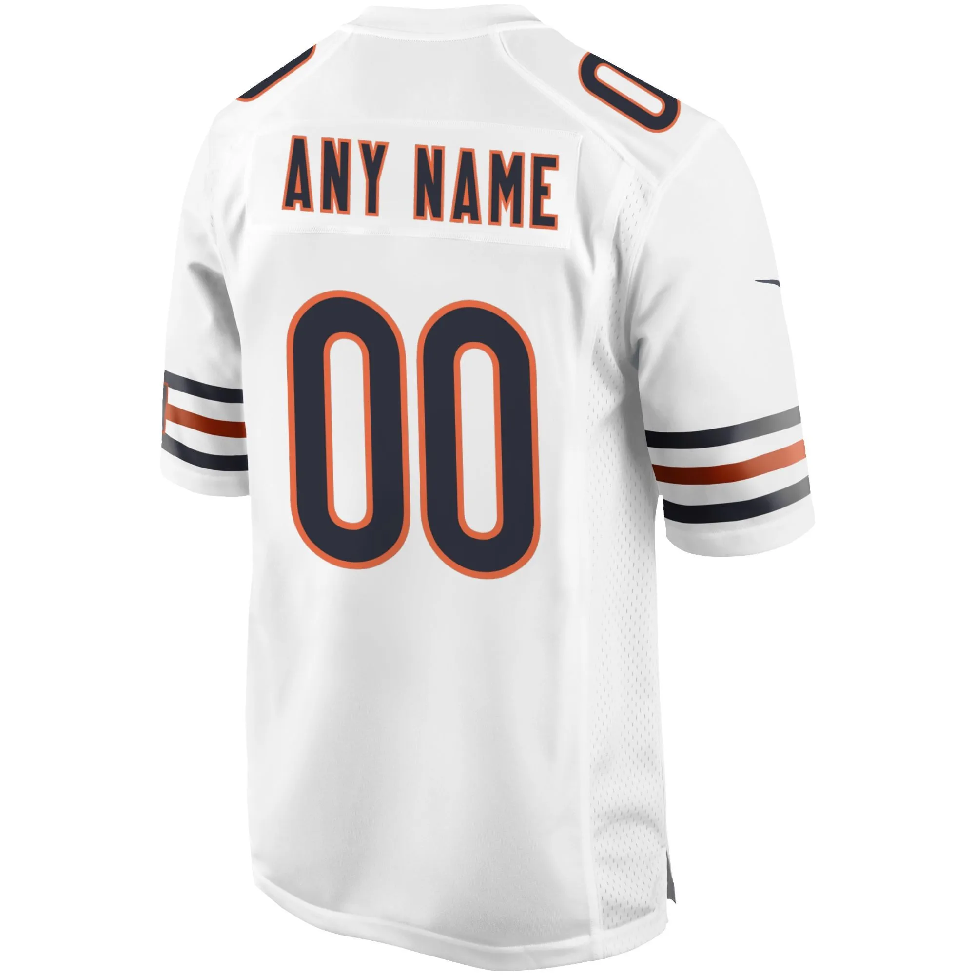 Chicago Bears  Custom Game Jersey - White