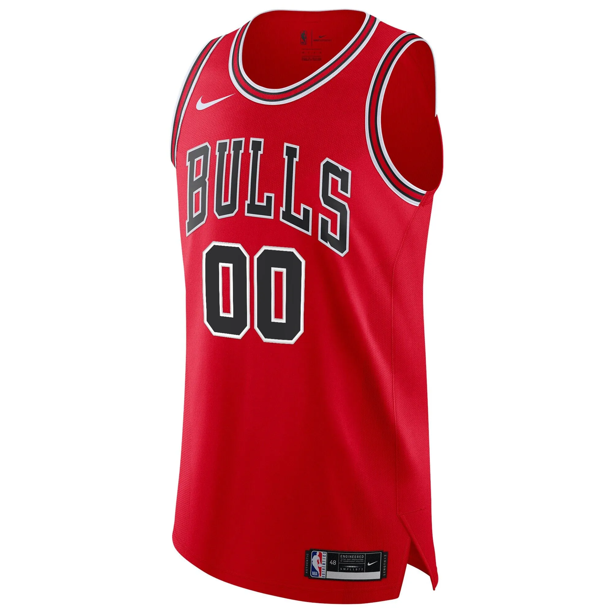 Chicago Bulls   Custom Jersey Red - Icon Edition