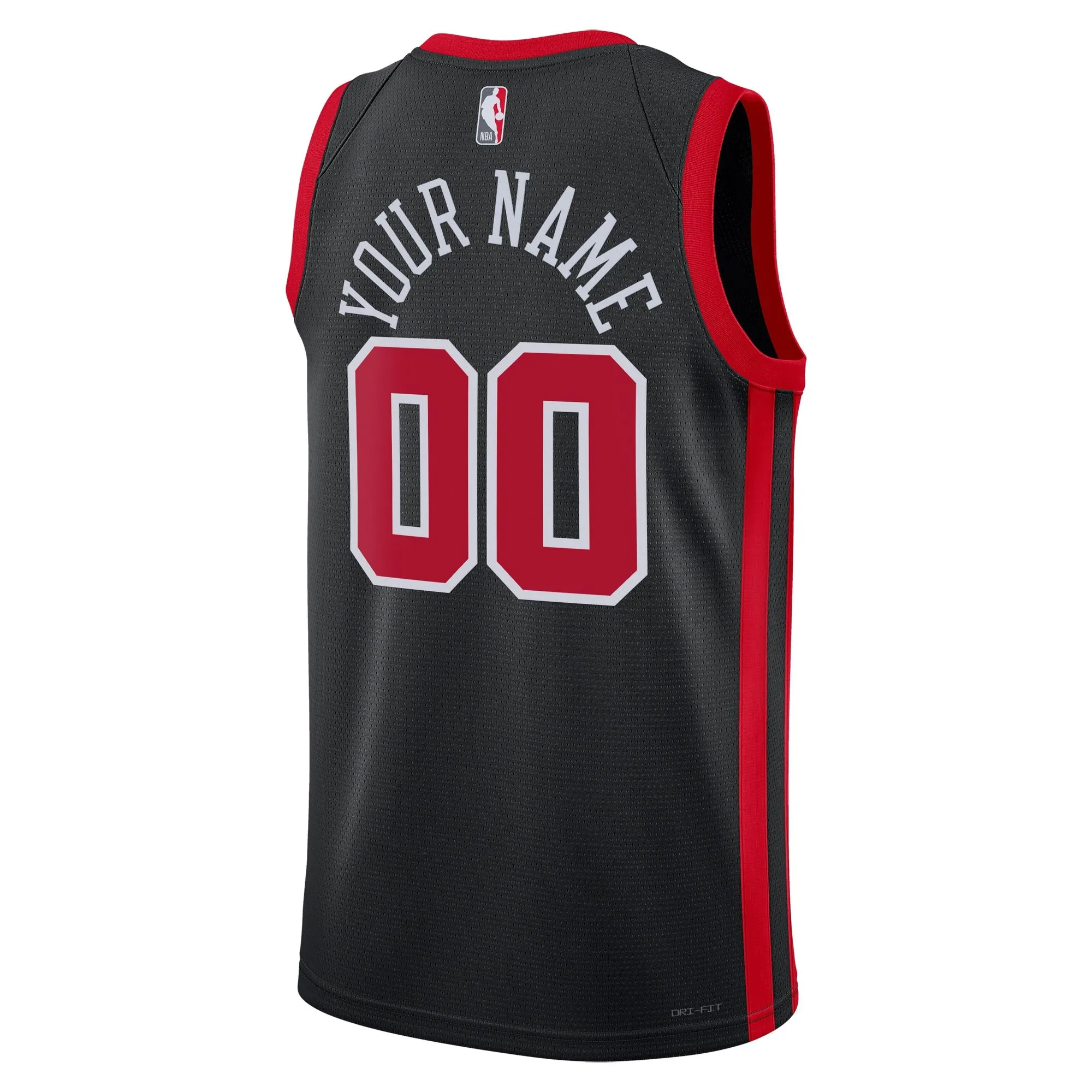 Chicago Bulls  Unisex 2023/24 Custom Swingman Jersey - Black - City Edition