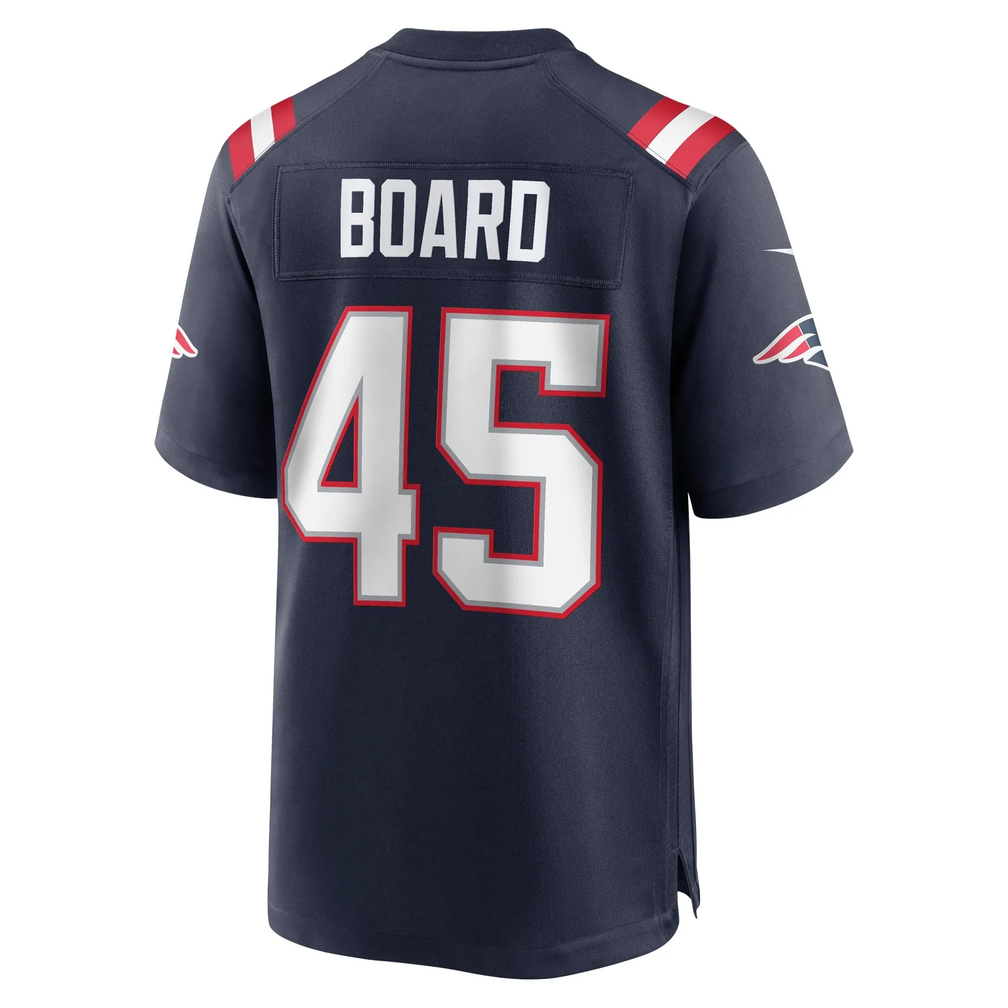 Chris Board New England Patriots  Game Player Jersey - Navy