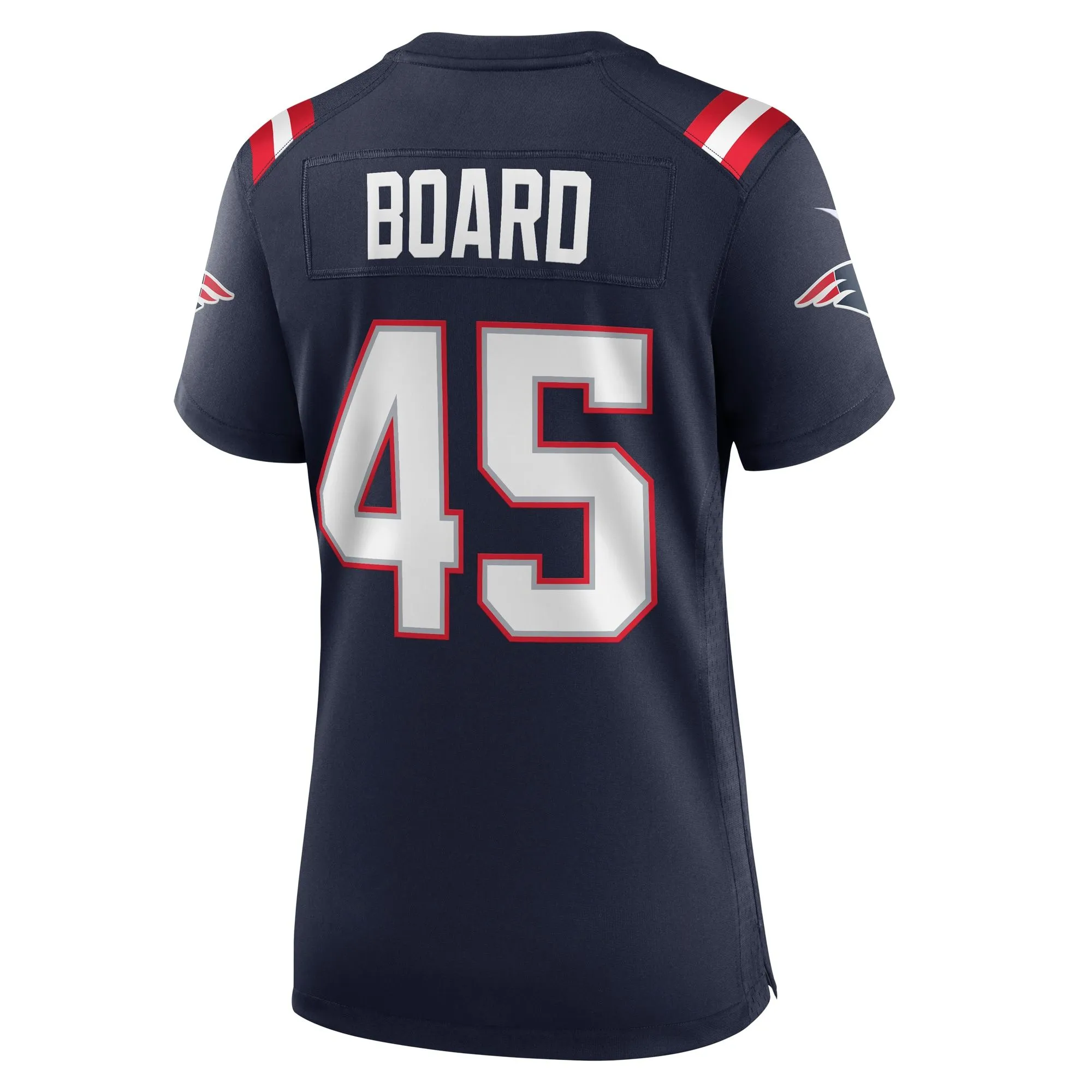 Chris Board New England Patriots  Women's Game Player Jersey - Navy