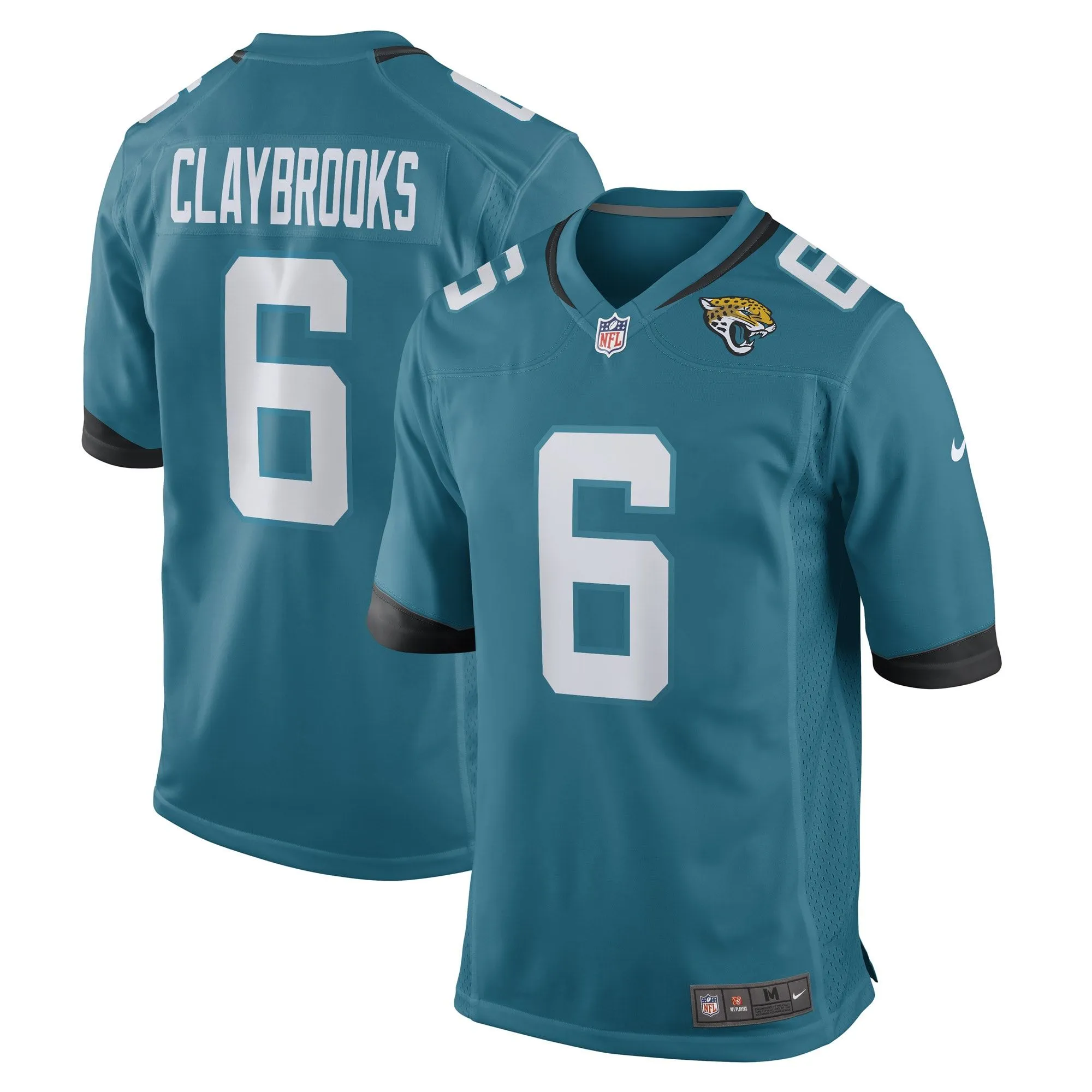 Chris Claybrooks Jacksonville Jaguars  Game Player Jersey - Teal