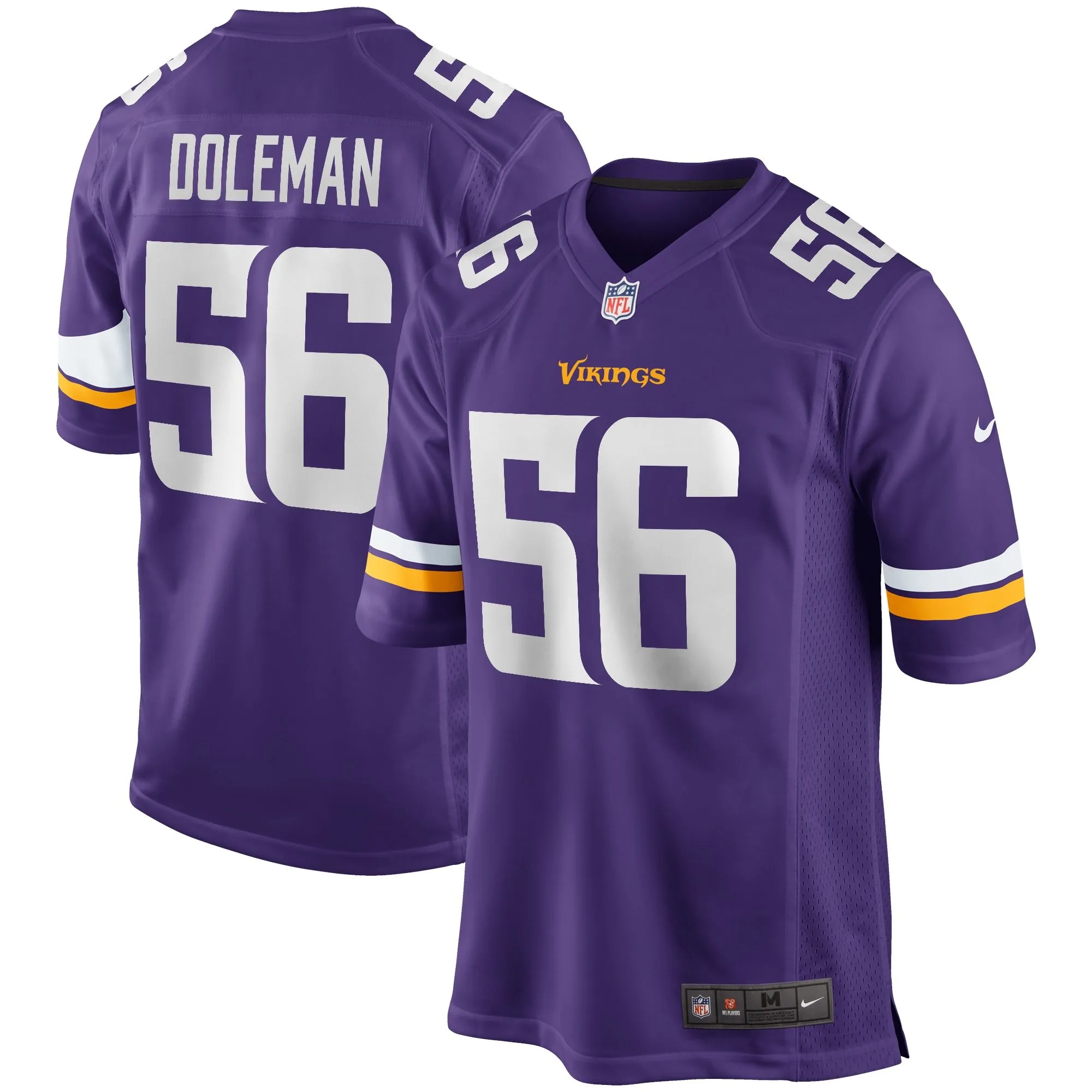 Chris Doleman Minnesota Vikings  Game Retired Player Jersey - Purple