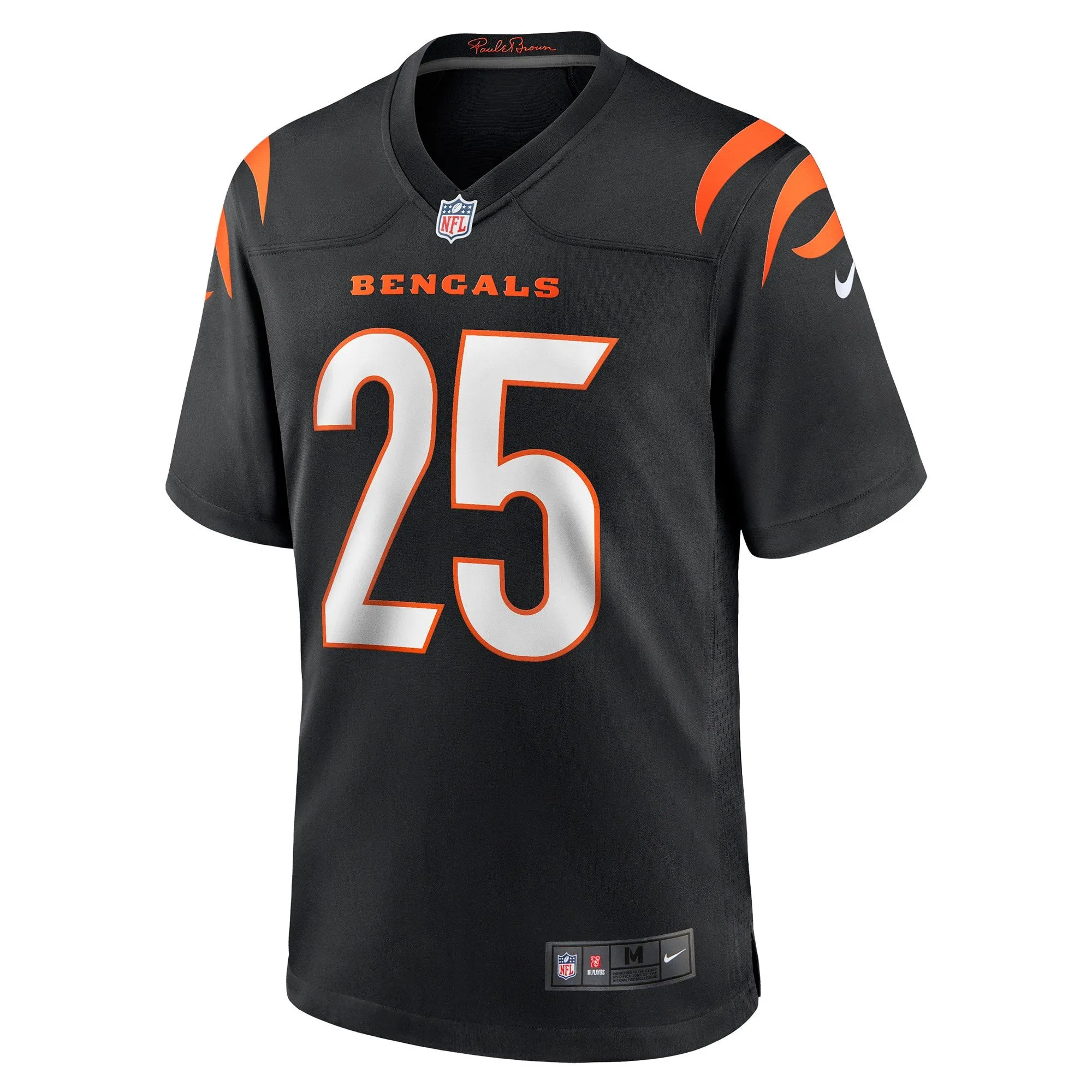 Chris Evans Cincinnati Bengals  Game Jersey - Black