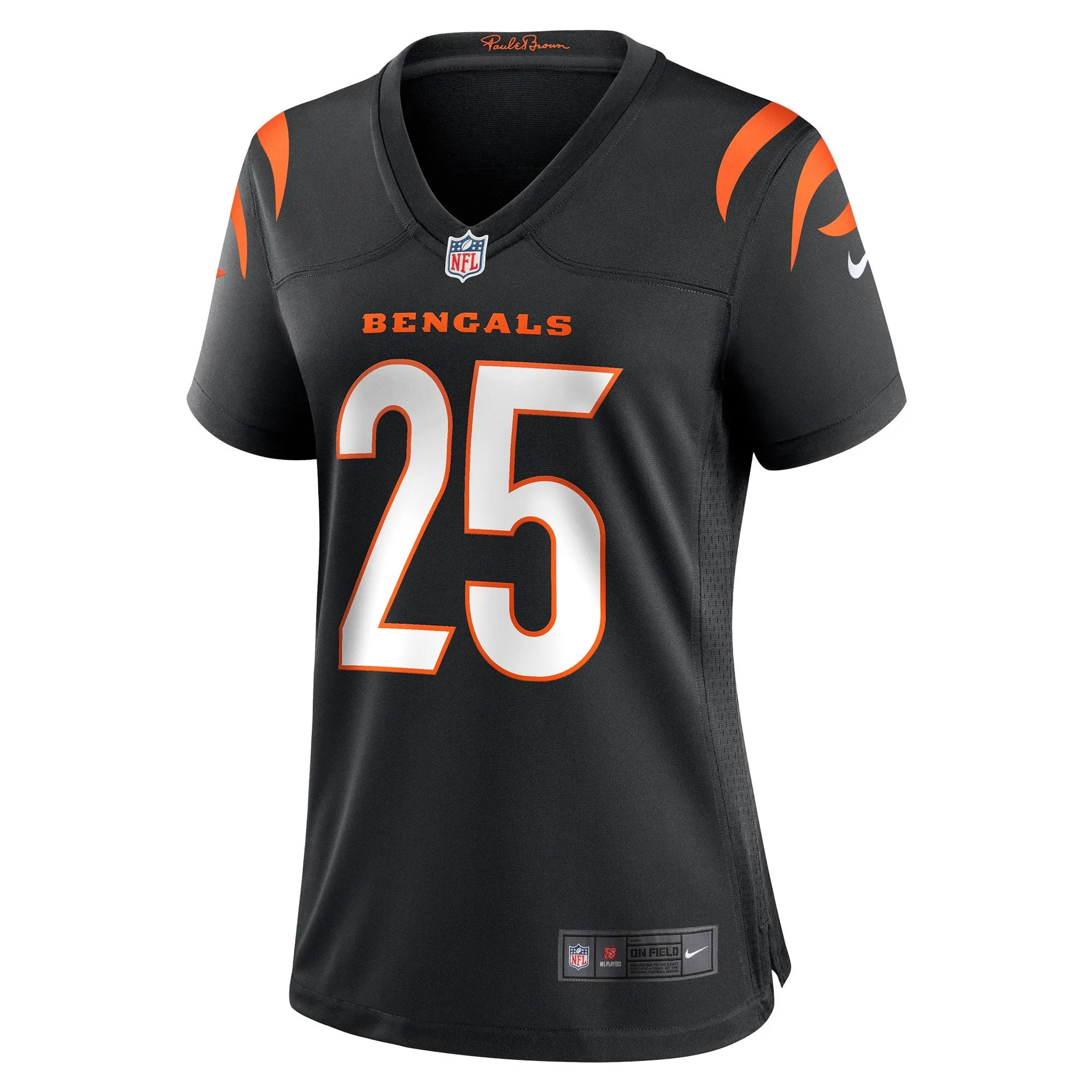 Chris Evans Cincinnati Bengals  Women's Game Jersey - Black