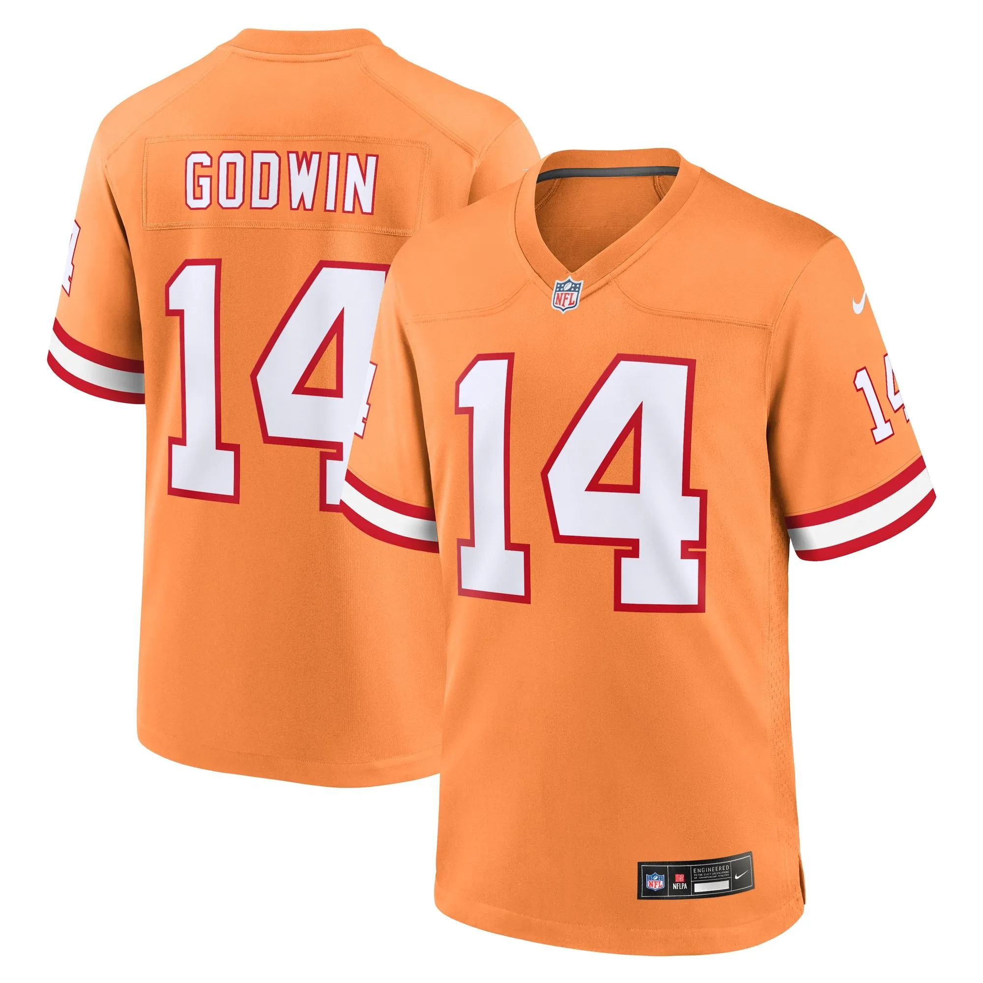 Chris Godwin Tampa Bay Buccaneers  Throwback Game Jersey - Orange