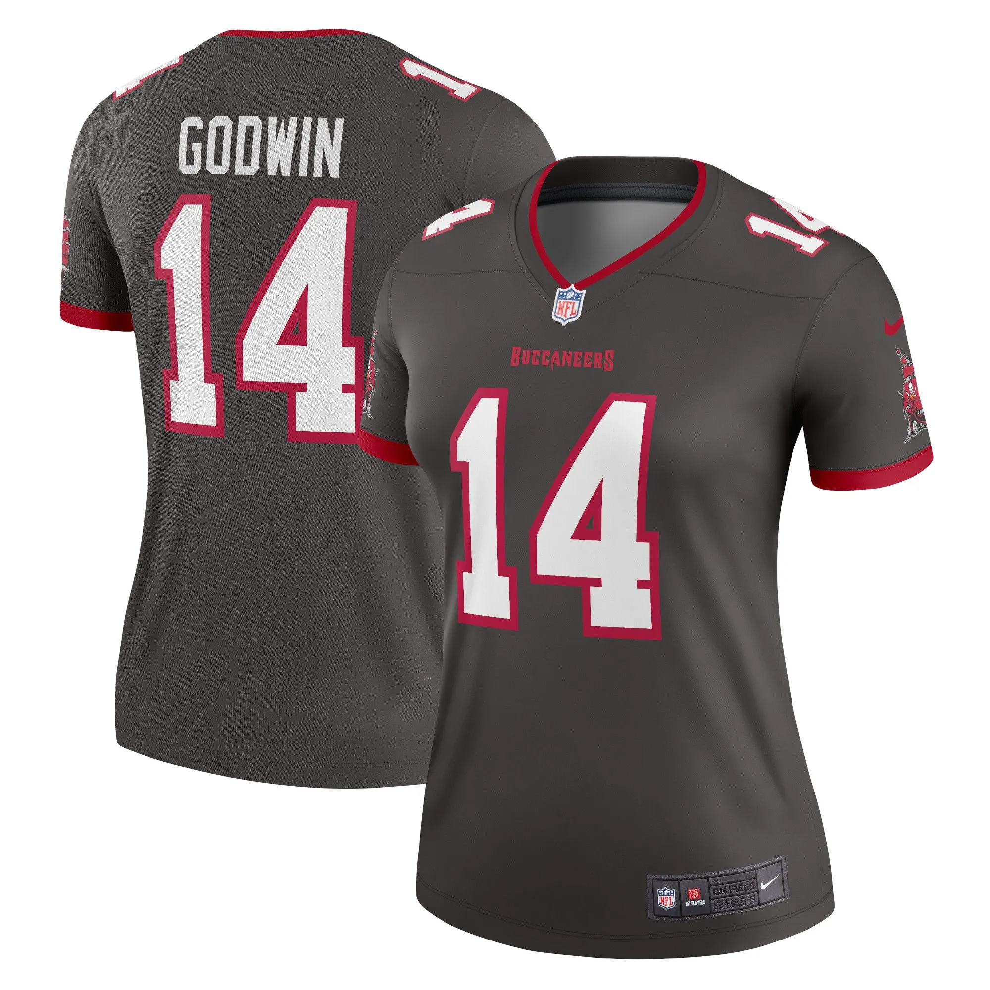 Chris Godwin Tampa Bay Buccaneers  Women's Alternate Legend Jersey - Pewter