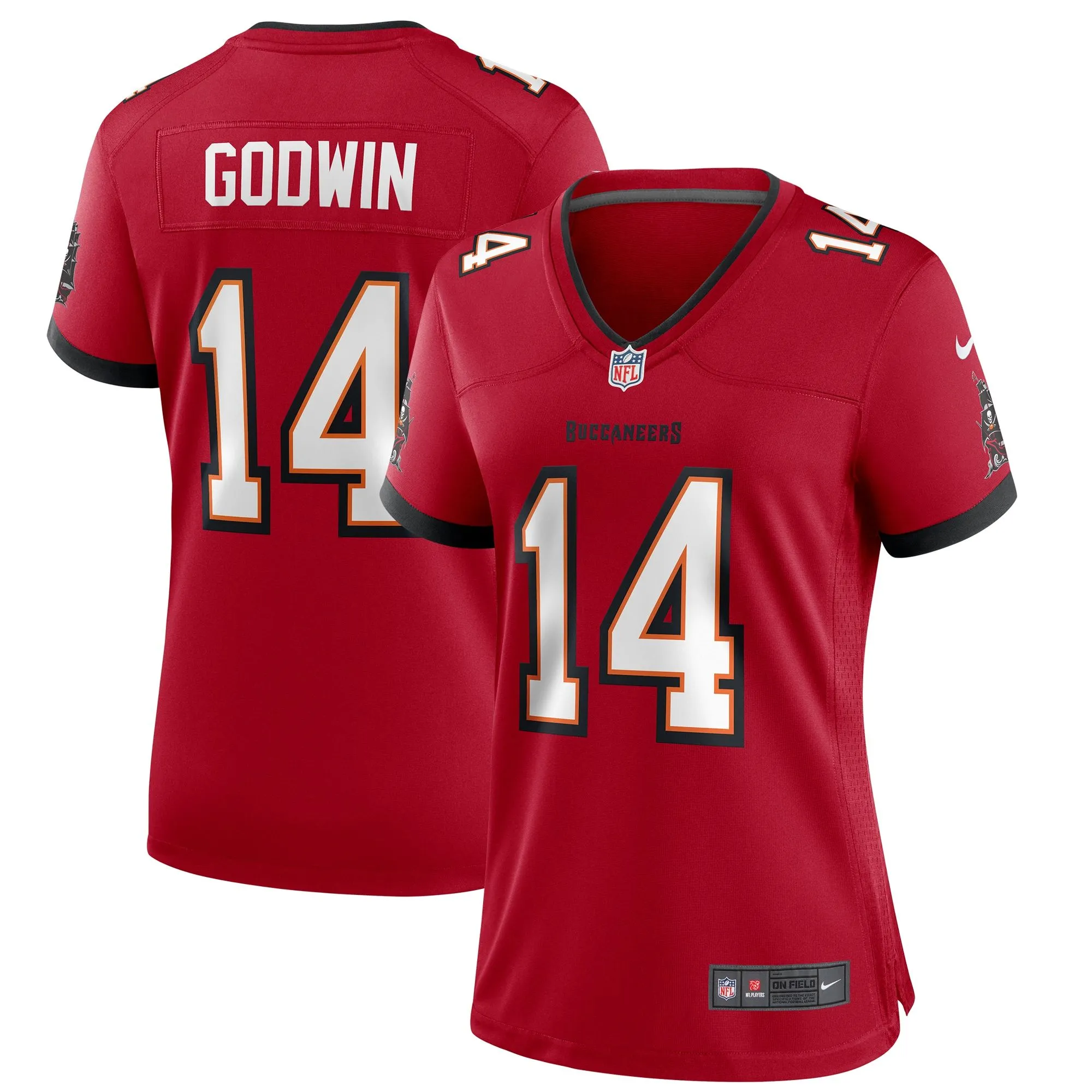 Chris Godwin Tampa Bay Buccaneers  Women's Game Player Jersey - Red