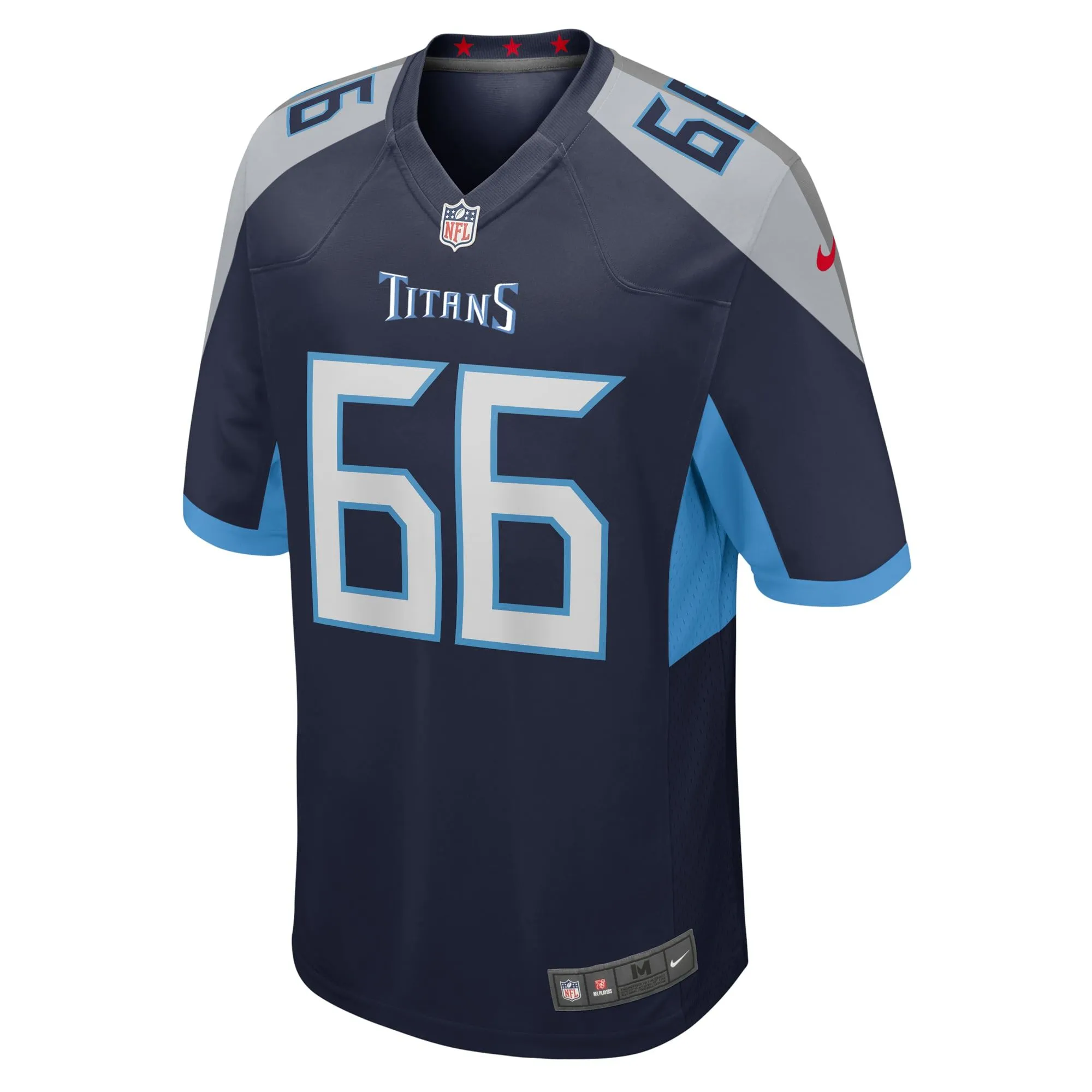 Chris Hubbard Tennessee Titans  Team Game Jersey -  Navy