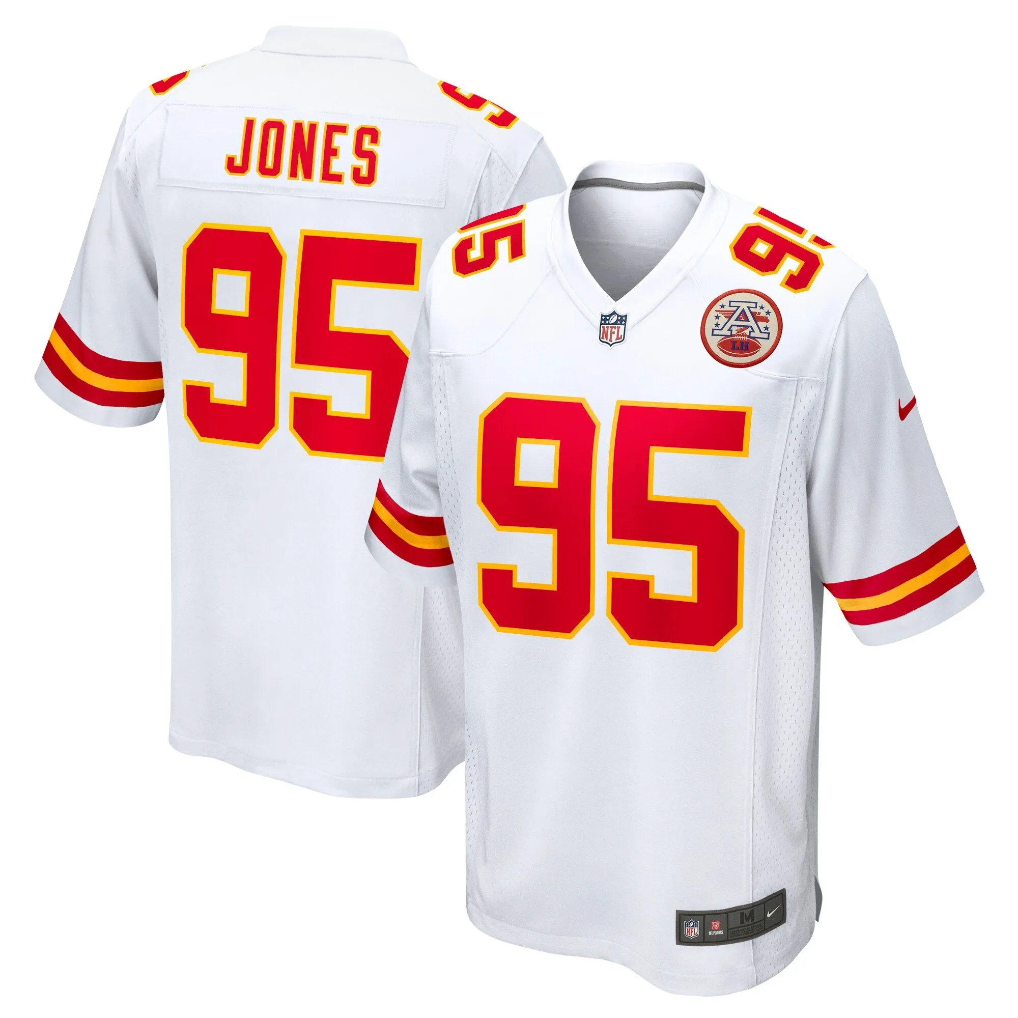 Chris Jones Kansas City Chiefs   Game Jersey - White