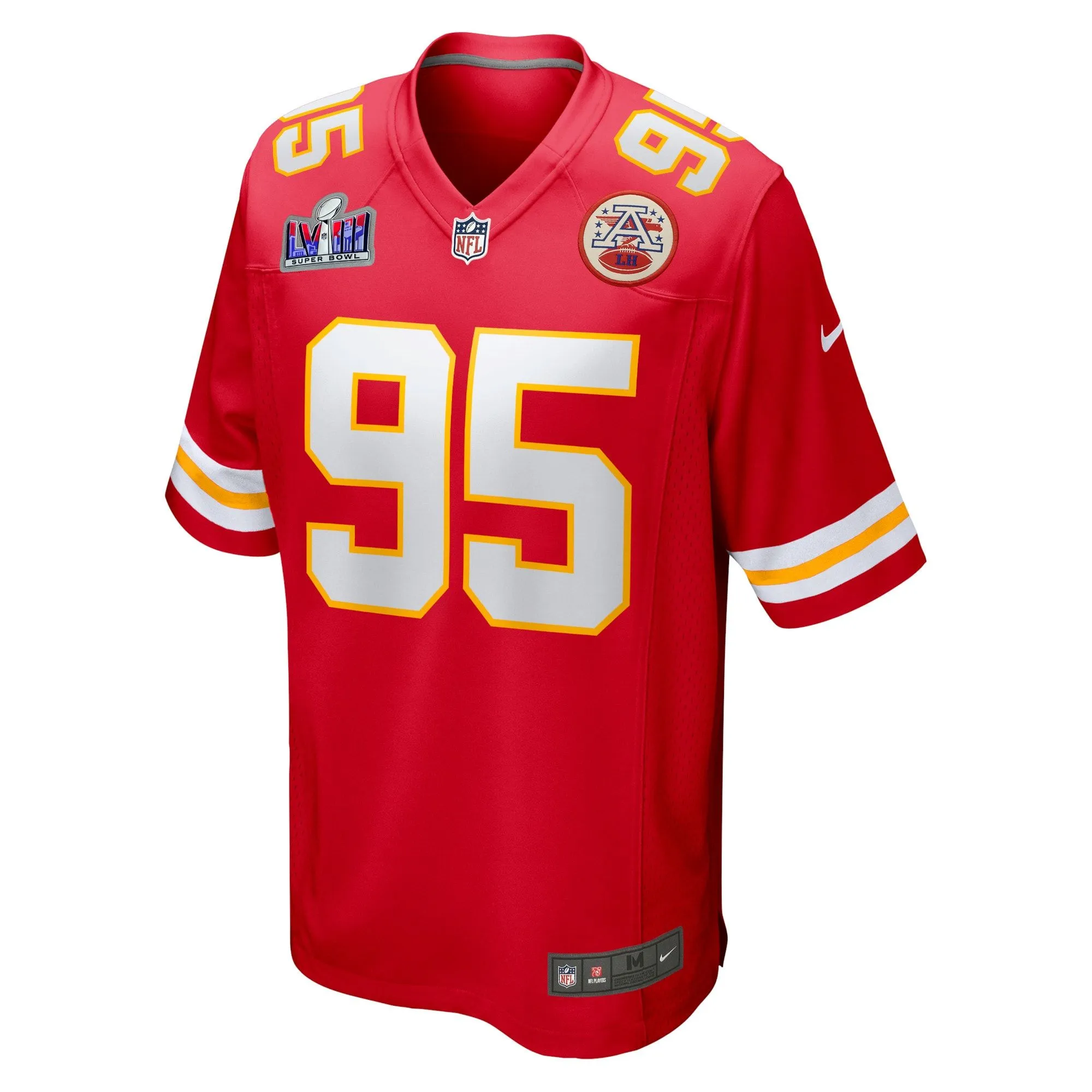 Chris Jones Kansas City Chiefs  Super Bowl LVIII Game Jersey - Red