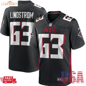 Chris Lindstrom Atlanta Falcons  Game Jersey   Black